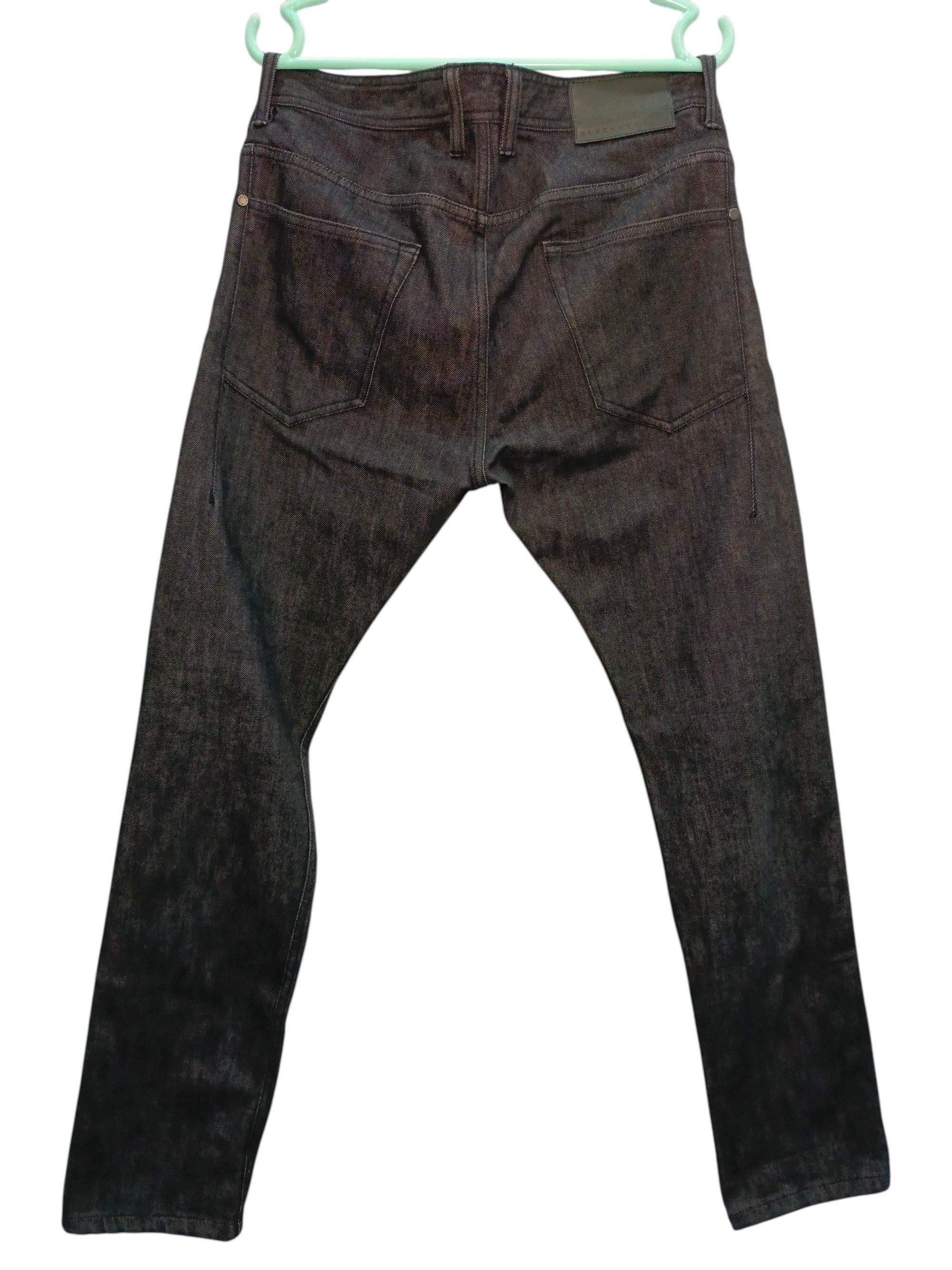 Neil Barrett Neil Barret Black Barret Selvedge Slim Jeans Size US 32 / EU 48 - 4 Thumbnail