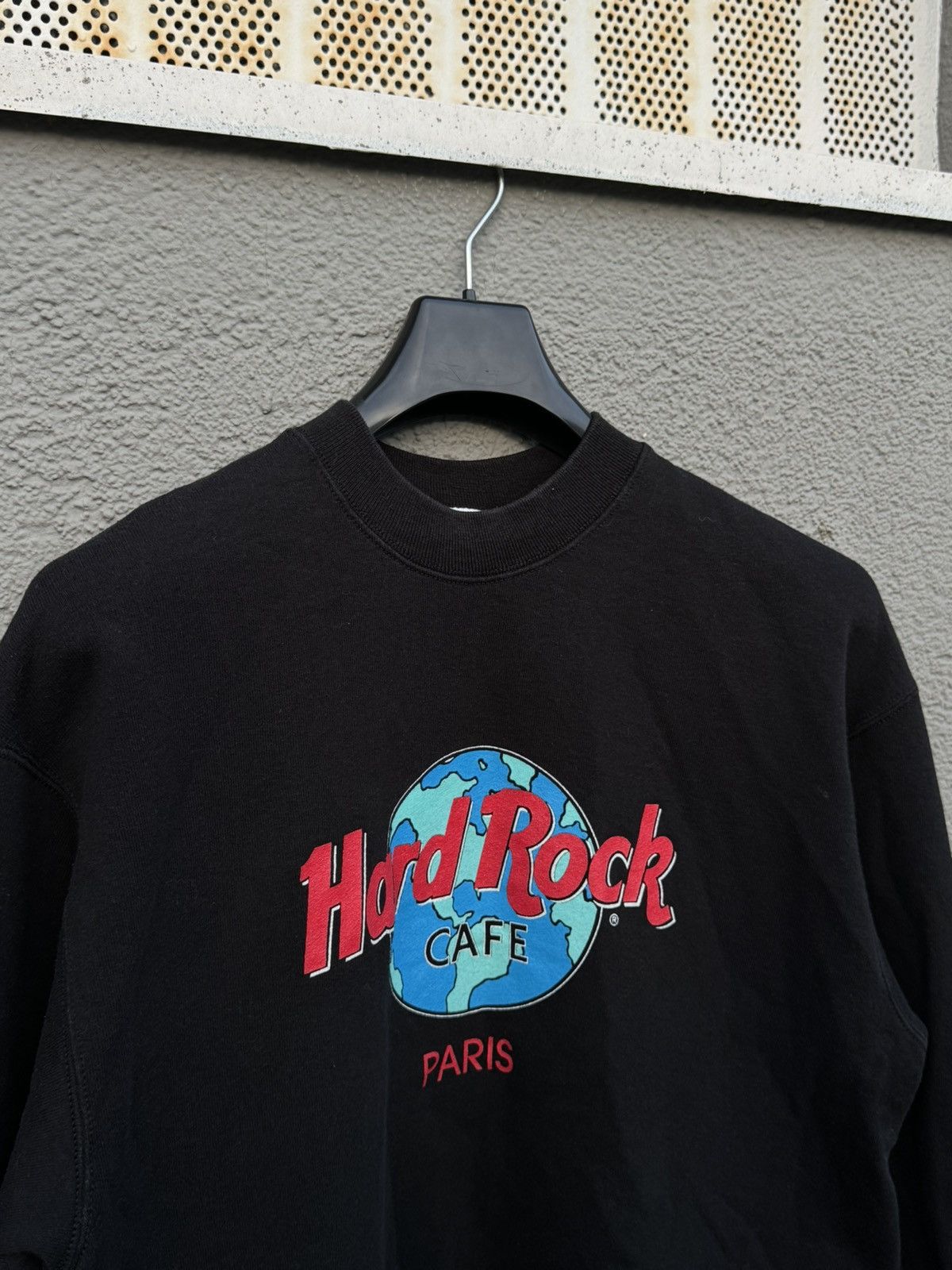 Hard Rock Cafe × Vintage Vintage Hard Rock Cafe Paris Big Logo Sweatshirt Size US L / EU 52-54 / 3 - 2 Thumbnail
