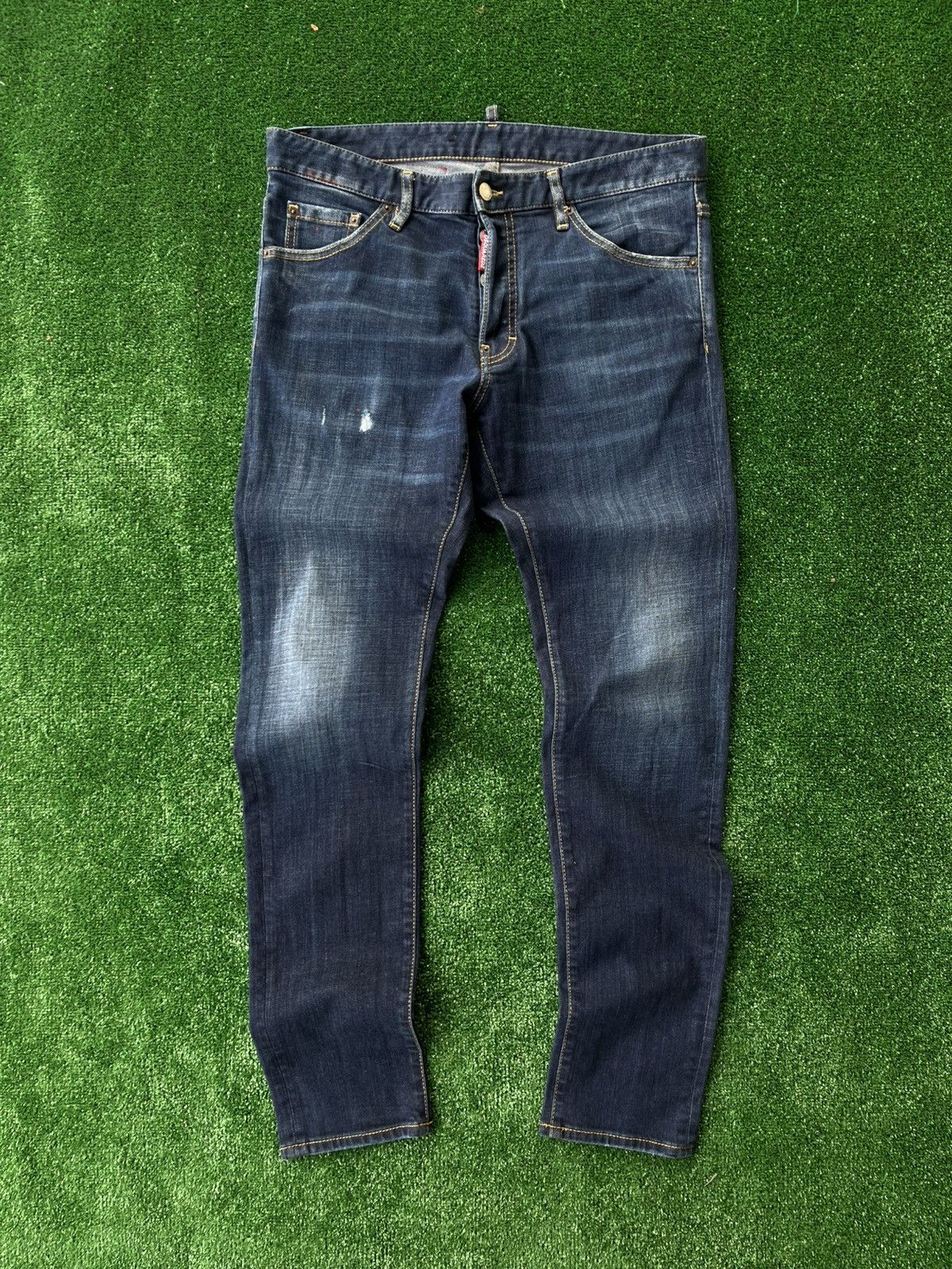 Dsquared2 Dsquared2 Sexy Twist Patch Paint Denim Straight Distressed Size US 30 / EU 46 - 2 Thumbnail