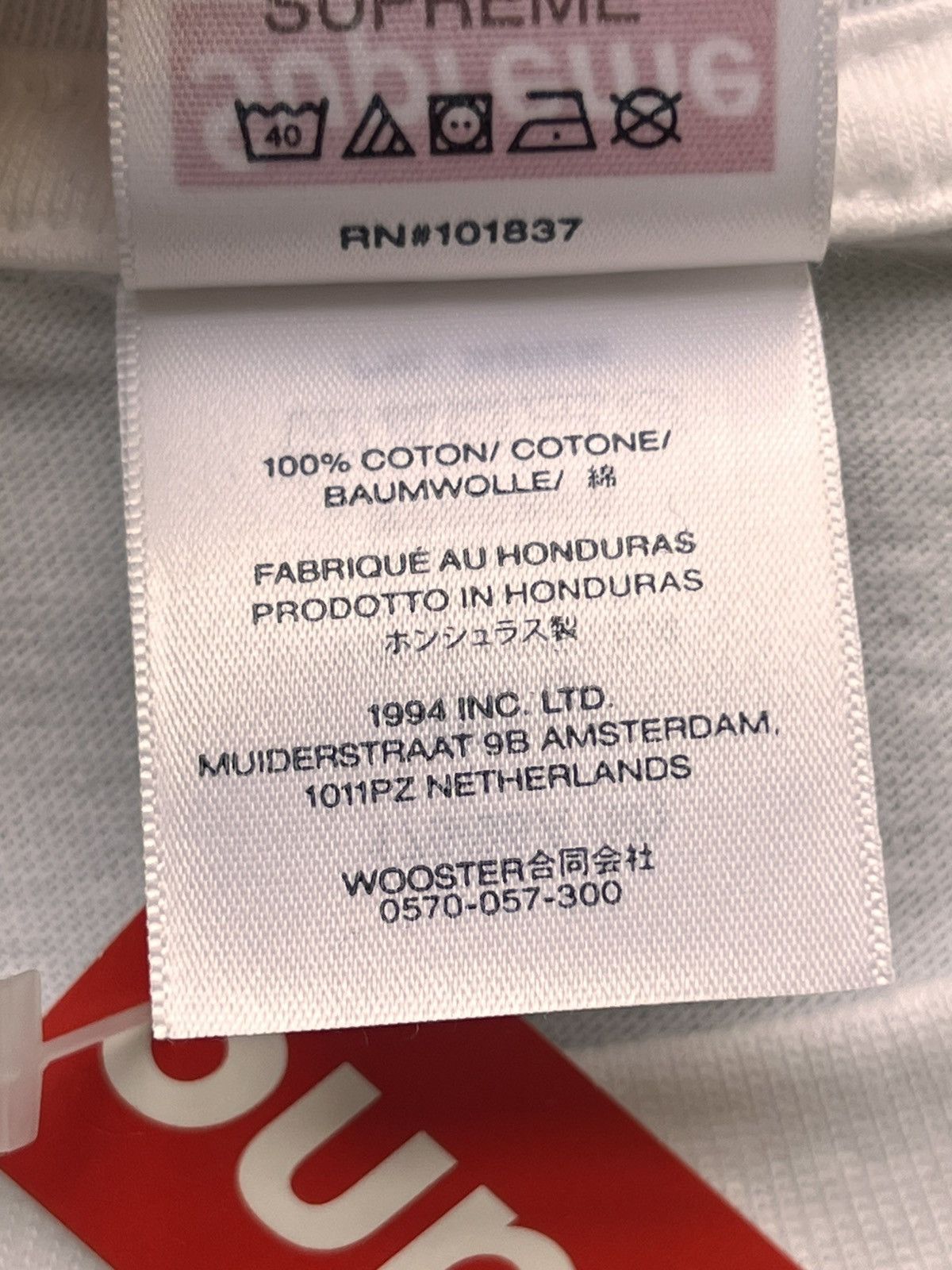 Supreme M Supreme Arabic Box Logo Tee red t-shirt white ss26 chest Size US M / EU 48-50 / 2 - 15 Thumbnail