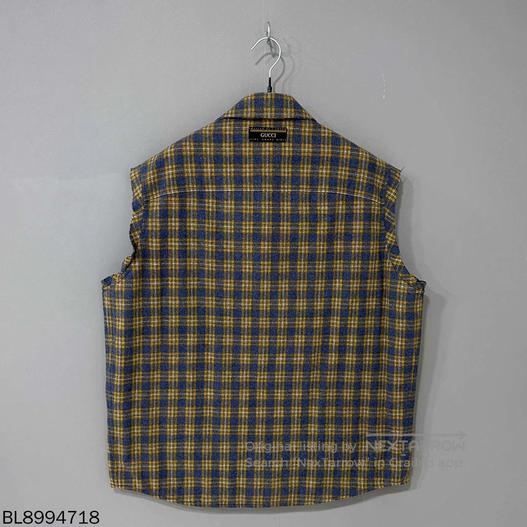 Gucci Gucci Belt Logo Plaid Wool Vest. Size US S / EU 44-46 / 1 - 3 Thumbnail