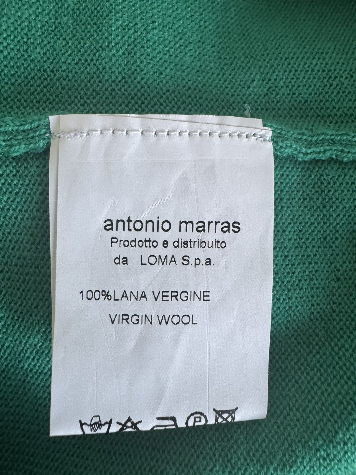 Antonio Marras ANTONIO MARRAS Women Green Wool Sweater M NWOT Size M / US 6-8 / IT 42-44 - 7 Thumbnail