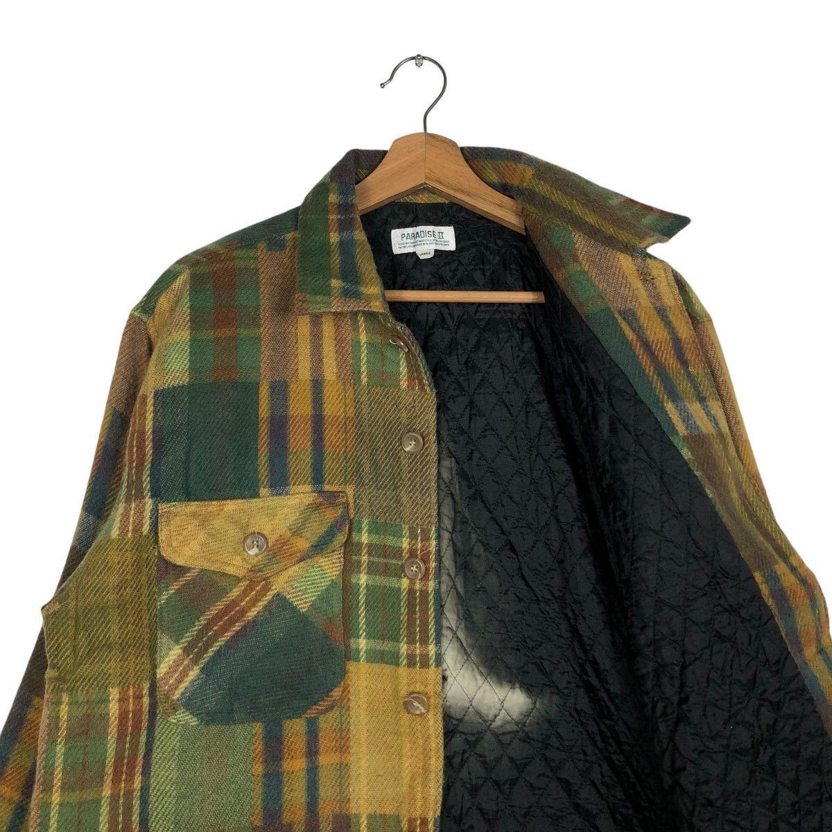 Hysteric Glamour 🔥VINTAGE WORKER JACKET BUTTON PARADISE II TARTAN DESIGN Size US L / EU 52-54 / 3 - 14 Thumbnail