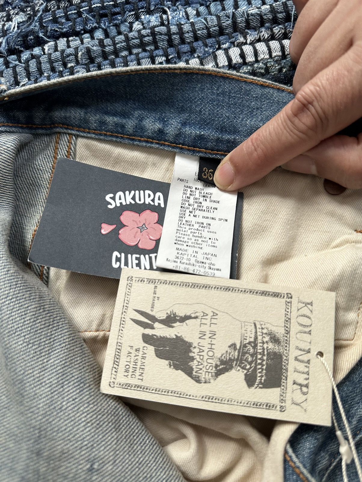 Kapital × Kapital Kountry Kapital 14oz Denim Short Pants Gem