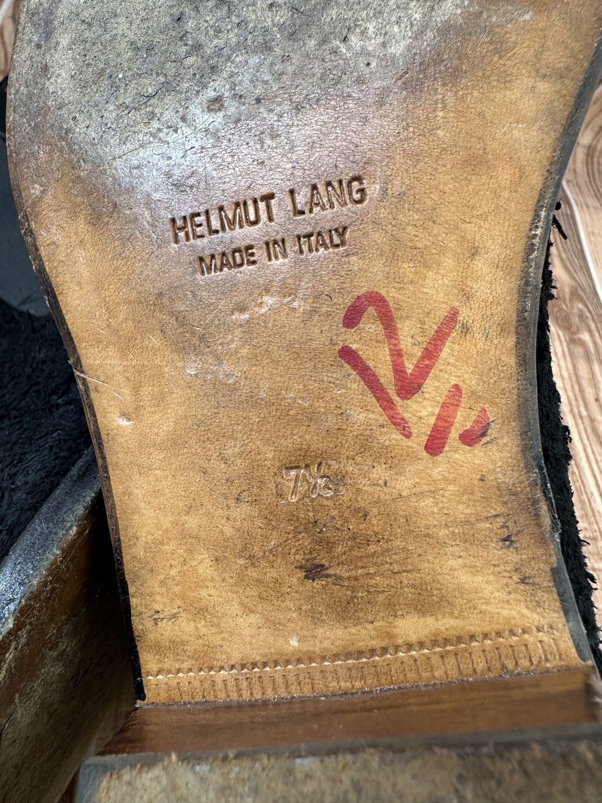 Helmut Lang Helmut Lang 2000’s Cuban Heel Boots in Roughed out Suede Size US 8.5 / EU 41-42 - 19 Thumbnail