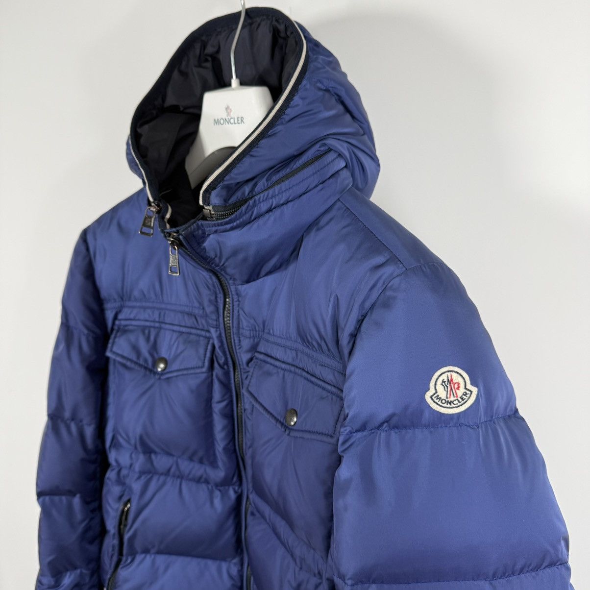 Moncler Moncler Thomas Men’s Down Puffer Jacket Size 2 (S/M) Blue Size US S / EU 44-46 / 1 - 3 Thumbnail