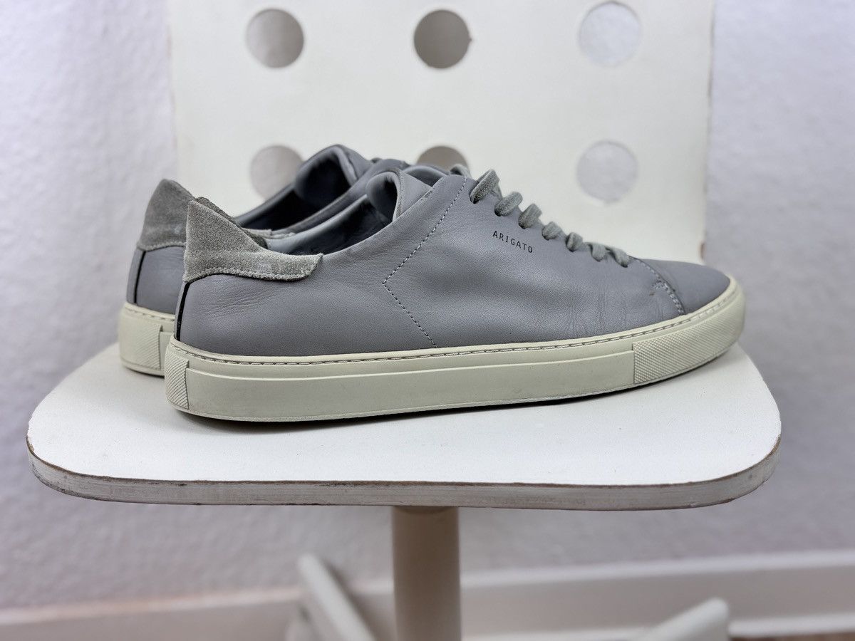 Axel Arigato Men’s AXEL ARIGATO 28122 GRAY LEATHER SNEAKERS SIZE 45 EU 11 Size US 11 / EU 44 - 2 Thumbnail
