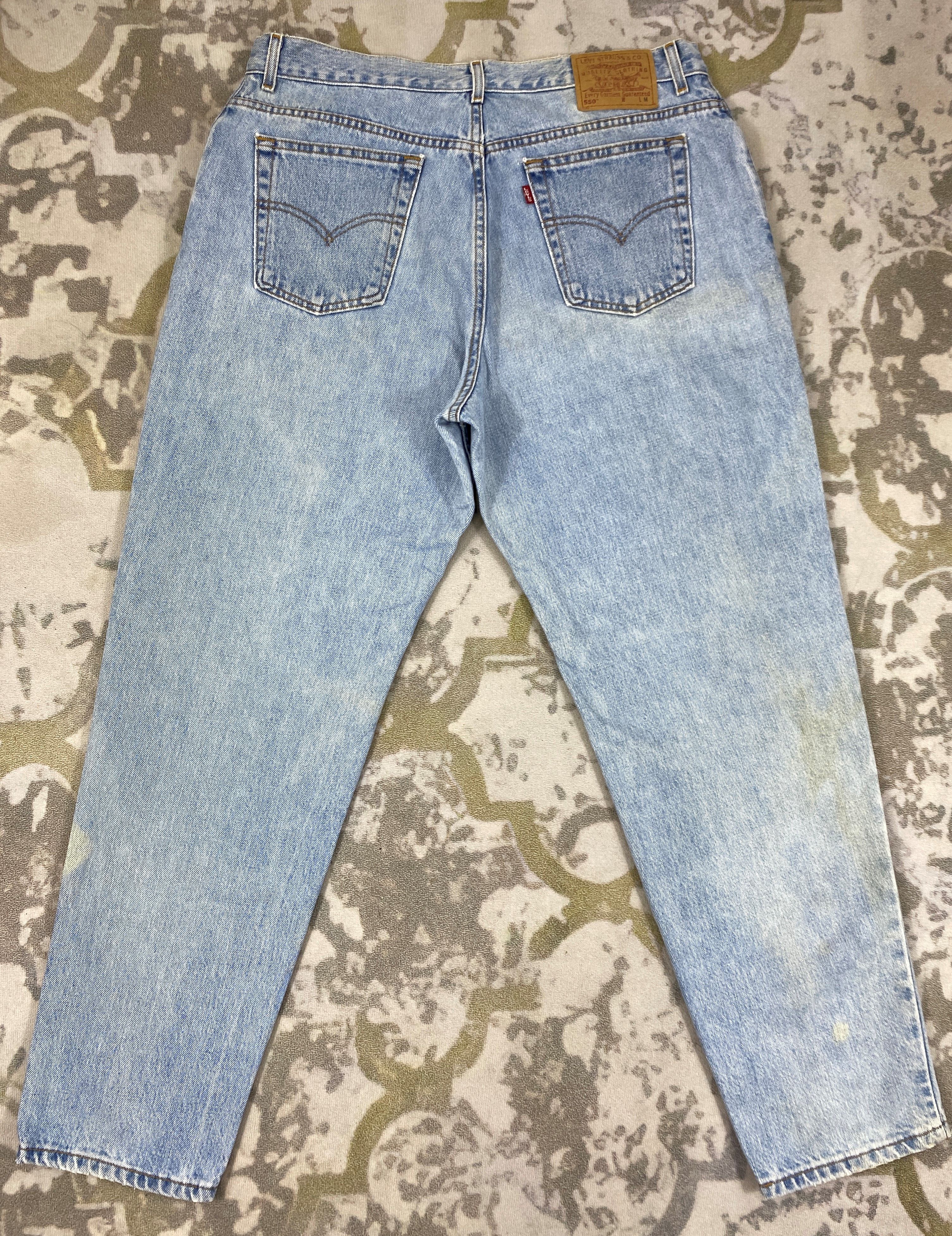 Levi's Mid Blue Vintage Levi's 550 Jeans 36x30.5 Denim -SJ039 Size US 36 / EU 52 - 2 Thumbnail