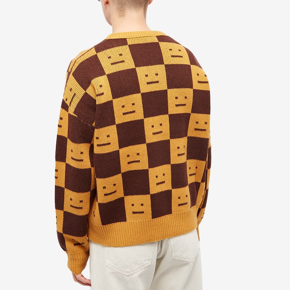 Acne Studios KATLAS CHECKERBOARD FACE KNIT UNISEX Size US XXS / EU 40 - 2 Thumbnail