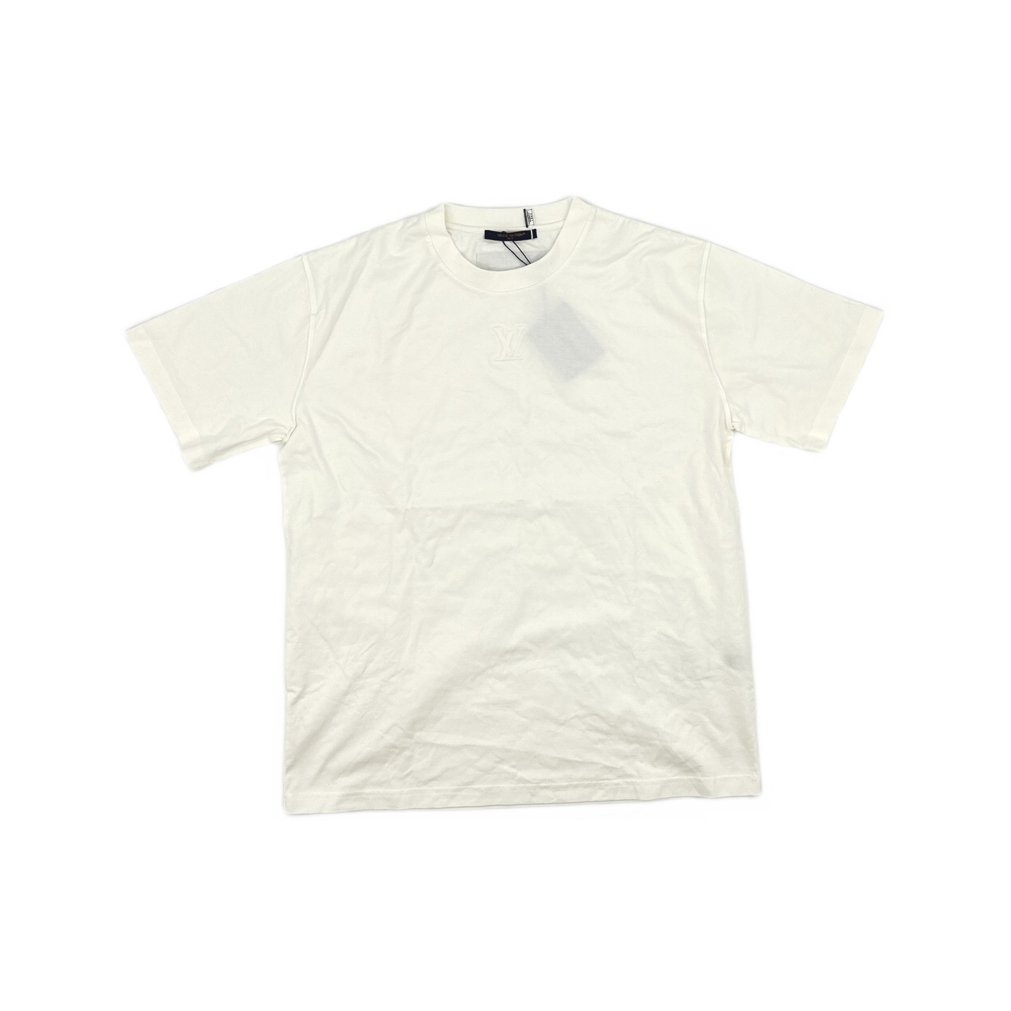 Louis Vuitton Louis Vuitton White Logo T-Shirt XL Size US XL / EU 56 / 4 - 1 Thumbnail