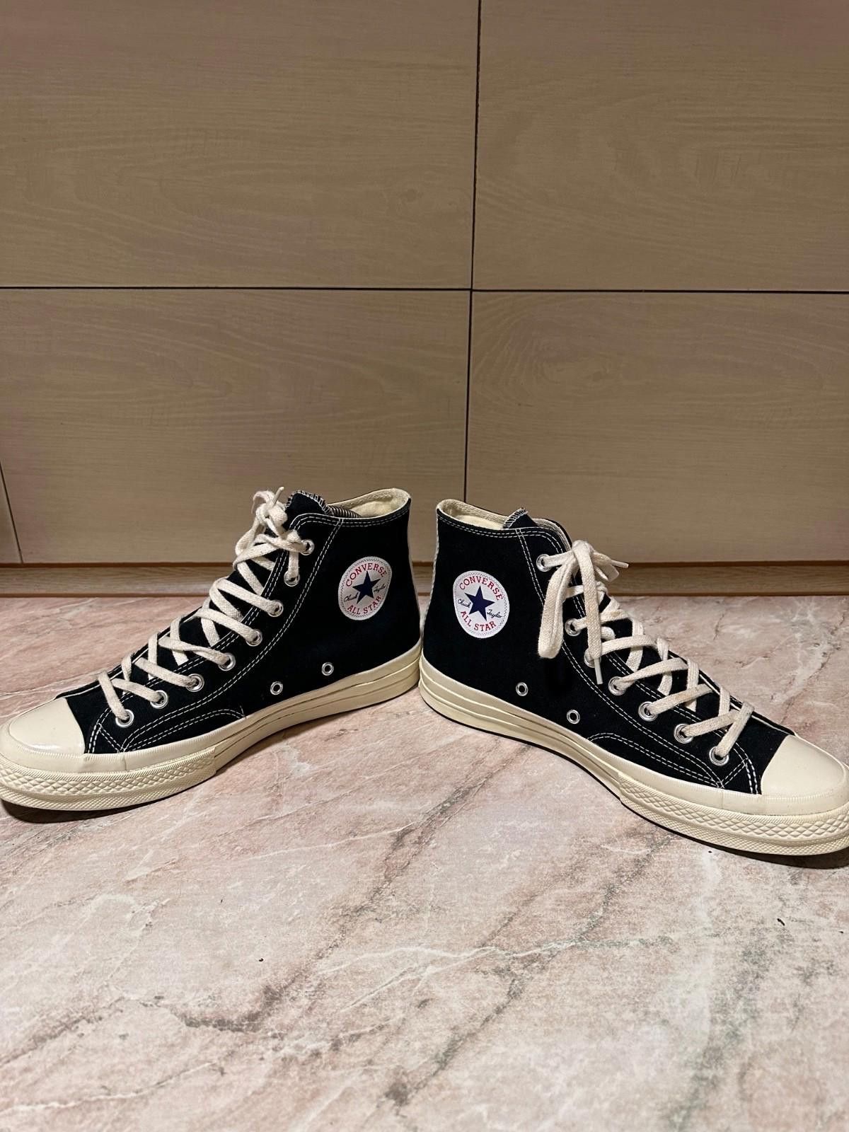 Converse Comme des Garçons PLAY x Converse Chuck 70 High-Top Sneaker Size US 9 / EU 42 - 5 Thumbnail