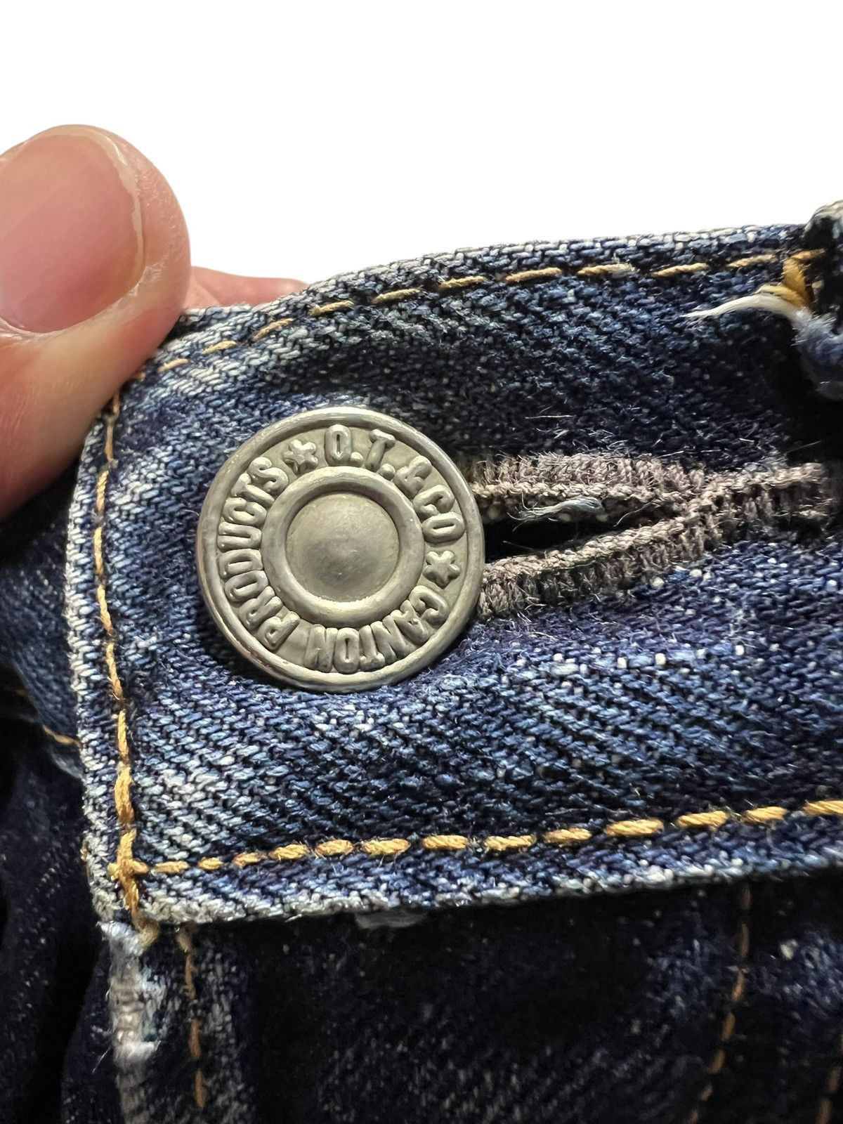 If Six Was Nine × Japanese Brand × Le Grande Bleu (L.G.B.) VINTAGE 90’S CANTON SELVEDGE DISTRESSED JEANS Size US 26 / EU 42 - 11 Thumbnail