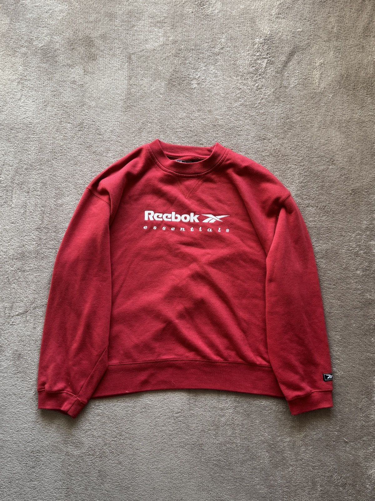 Vintage Reebok Essentials Y2K vintage faded Baggy Sweatshirt Size US S / EU 44-46 / 1 - 2 Thumbnail