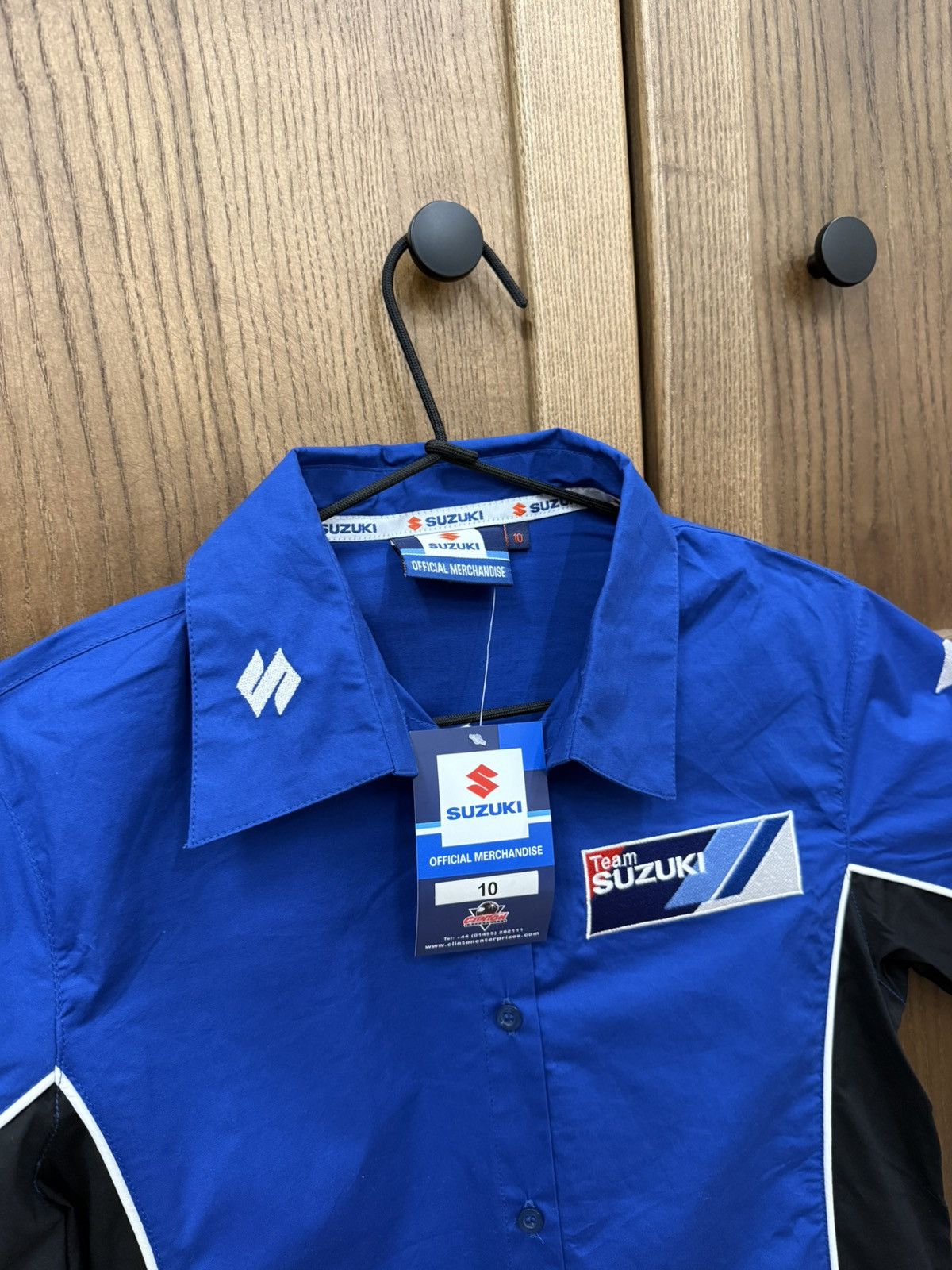 Formula 1 Suzuki Official Merchandise Blue Racing Button Up Shirt Size S / US 4 / IT 40 - 5 Thumbnail