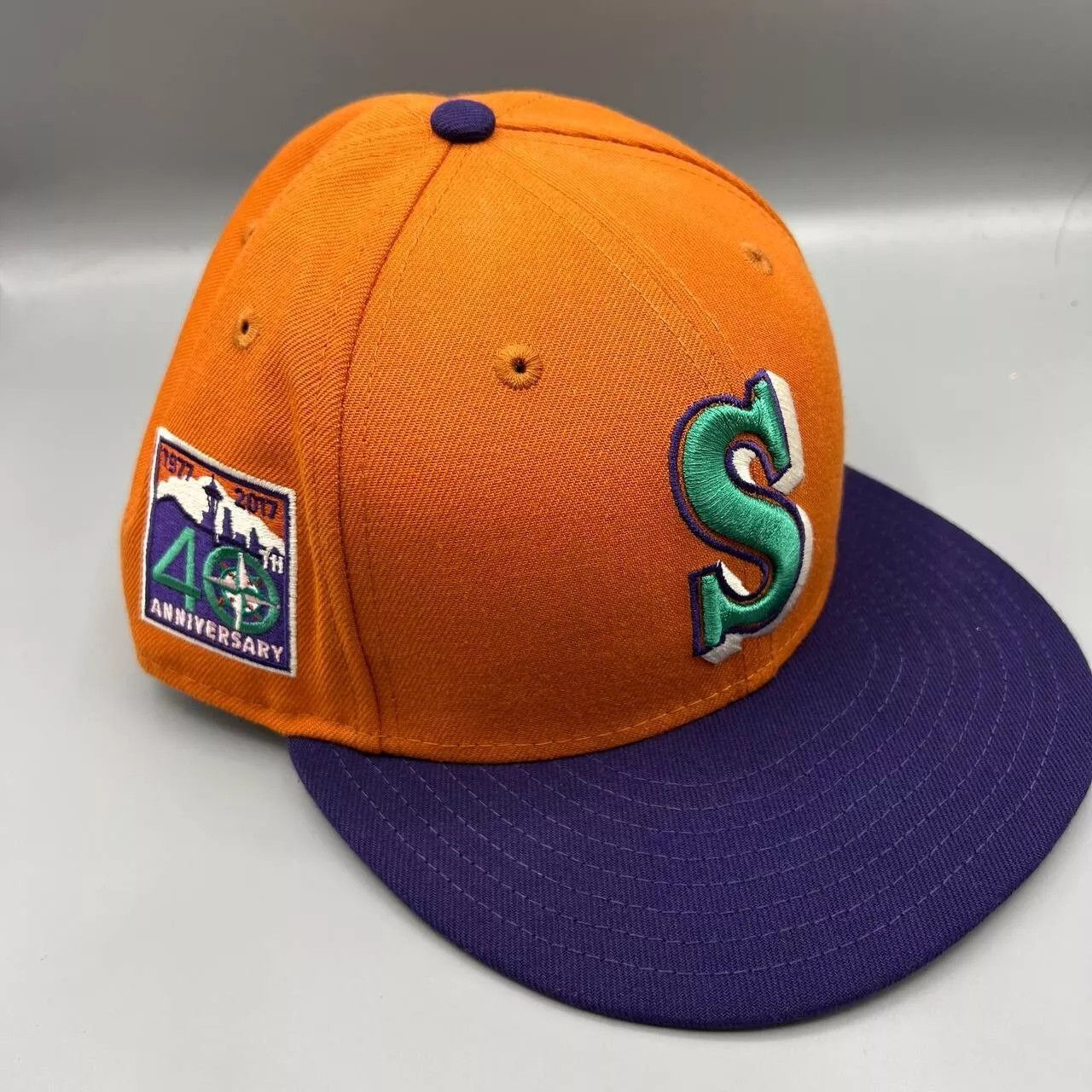New Era Seattle Mariners Hat Men 7 1/2 59Fifty New Era MLB Fitted Size ONE SIZE - 1 Thumbnail