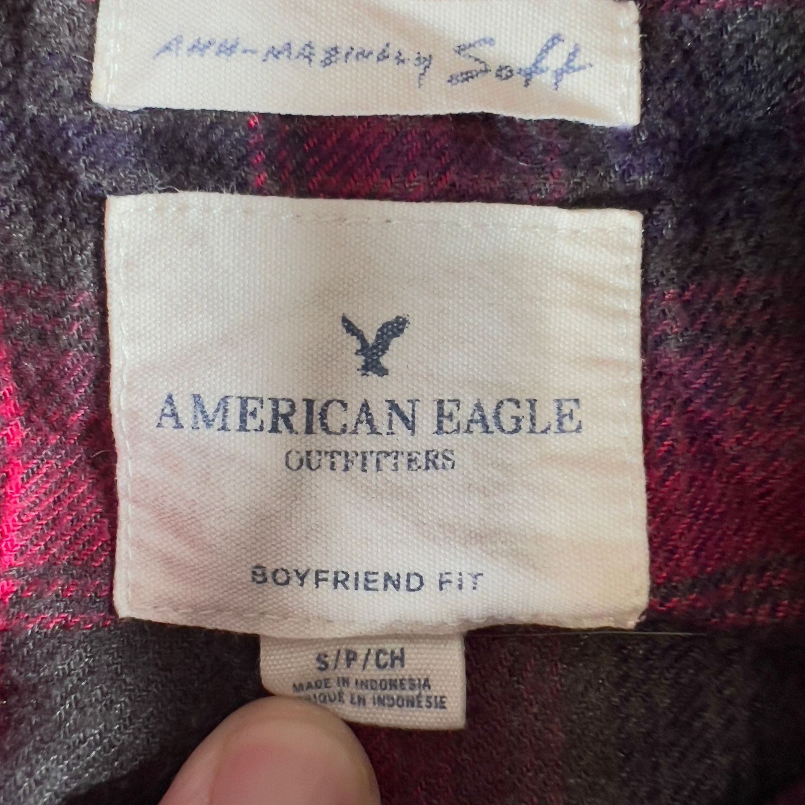 American Eagle Outfitters American Eagle Outfitters Button Flannel Shirt Woman S Size S / US 4 / IT 40 - 2 Thumbnail