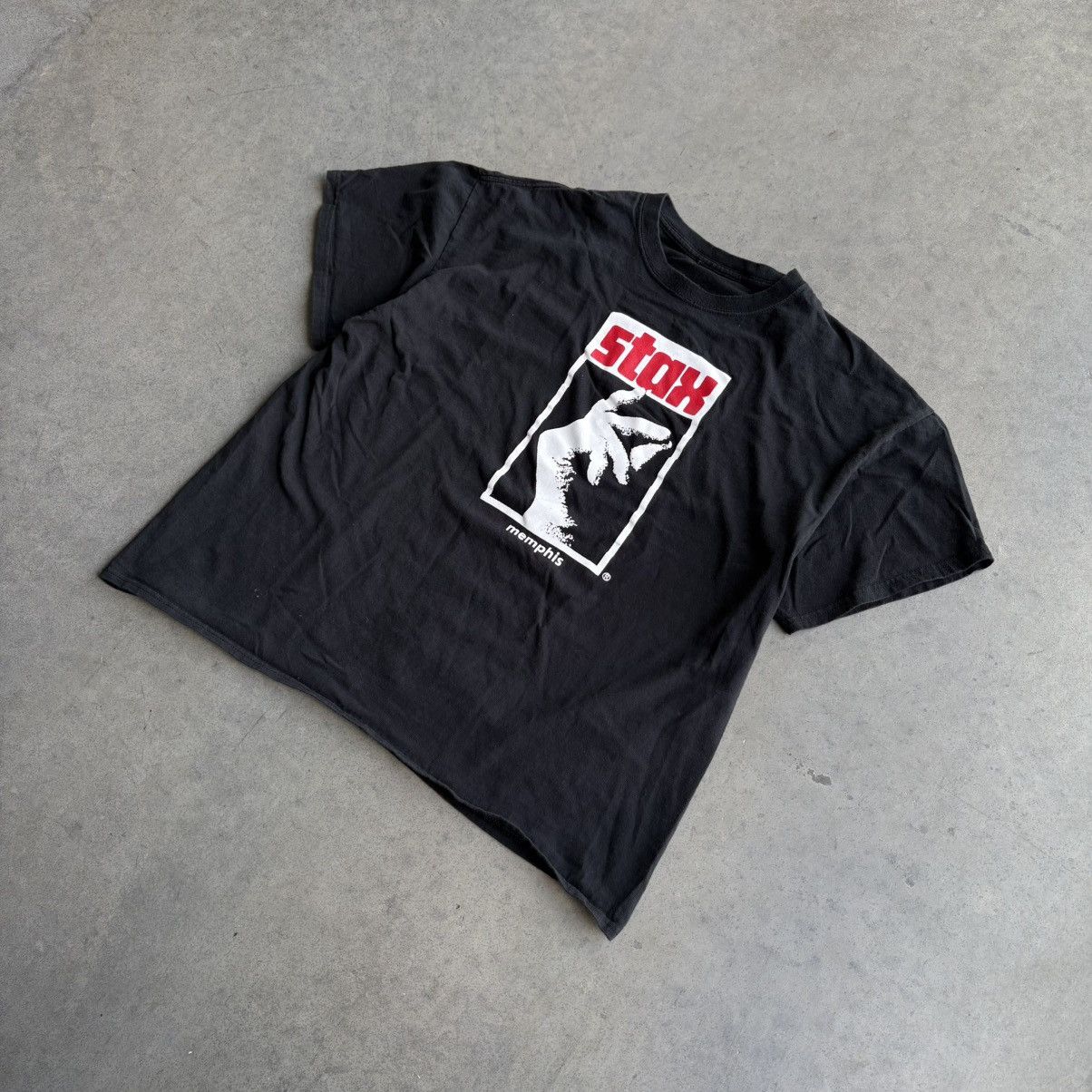 Death Row Records Vintage Y2K STAX Nashville Record Label Three 6 Mafia Skater Size US XL / EU 56 / 4 - 5 Thumbnail