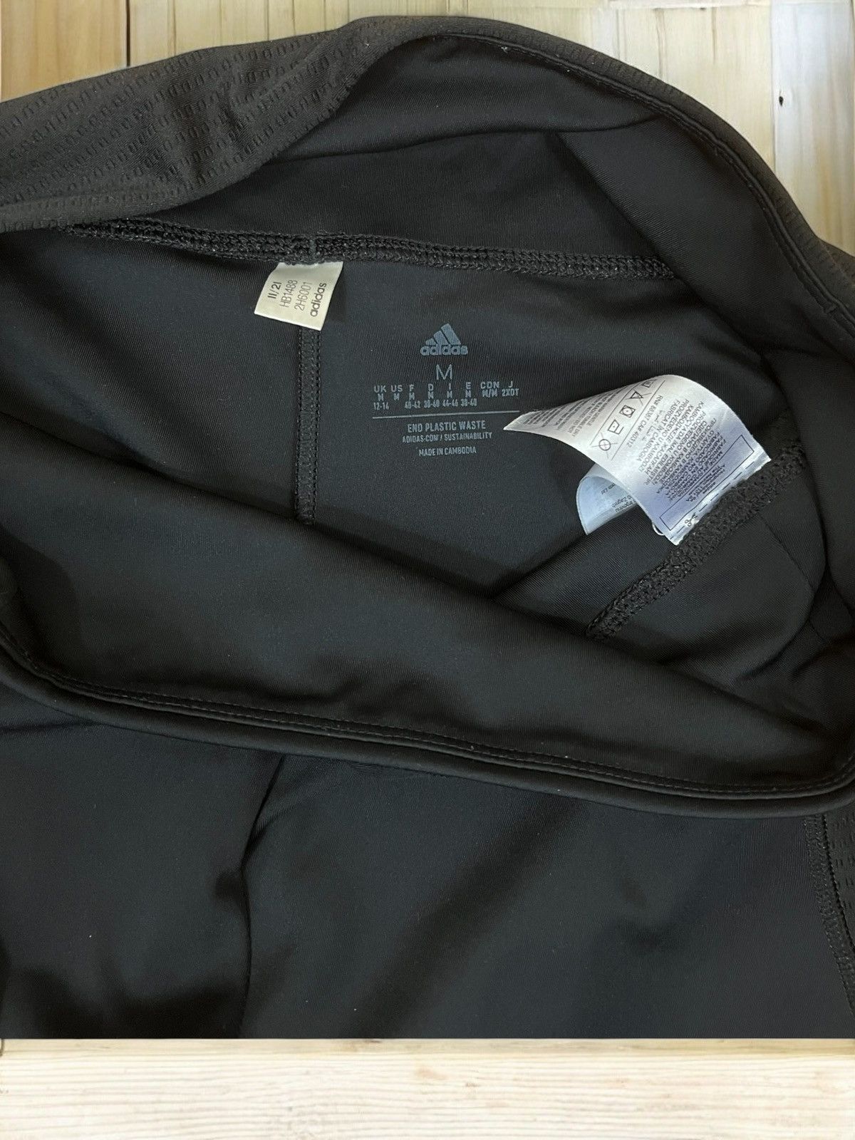 Adidas Adidas HB1488 black leggins size M Size 28" / US 6 / IT 42 - 5 Thumbnail