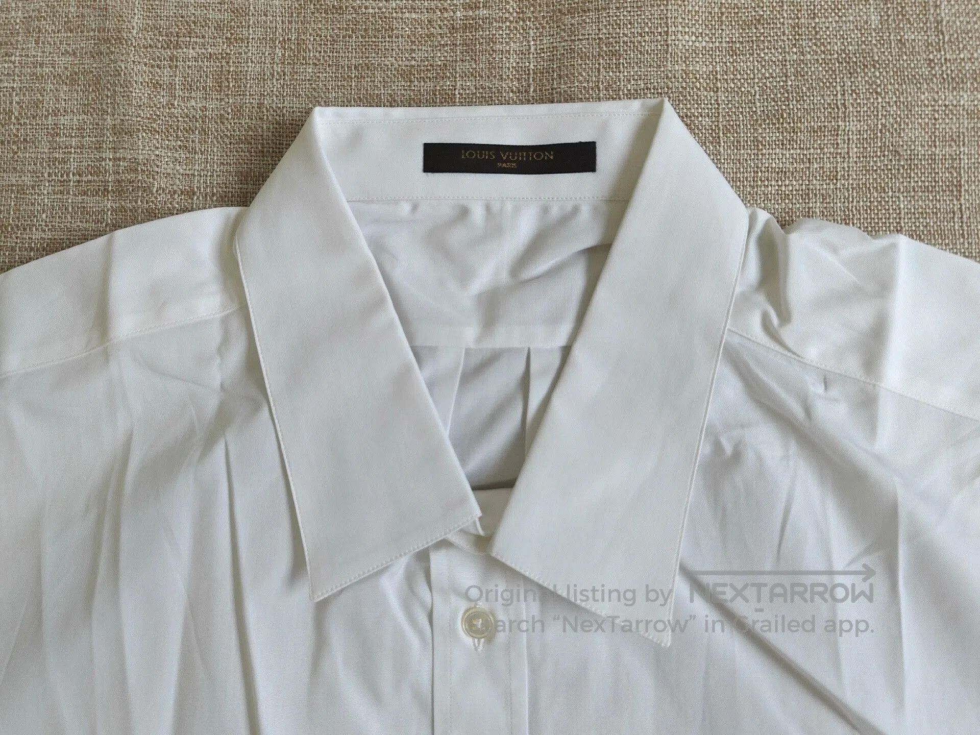 Louis Vuitton Louis Vuitton Men's Short-Sleeve Cotton Shirt. Size US XXL / EU 58 / 5 - 3 Thumbnail