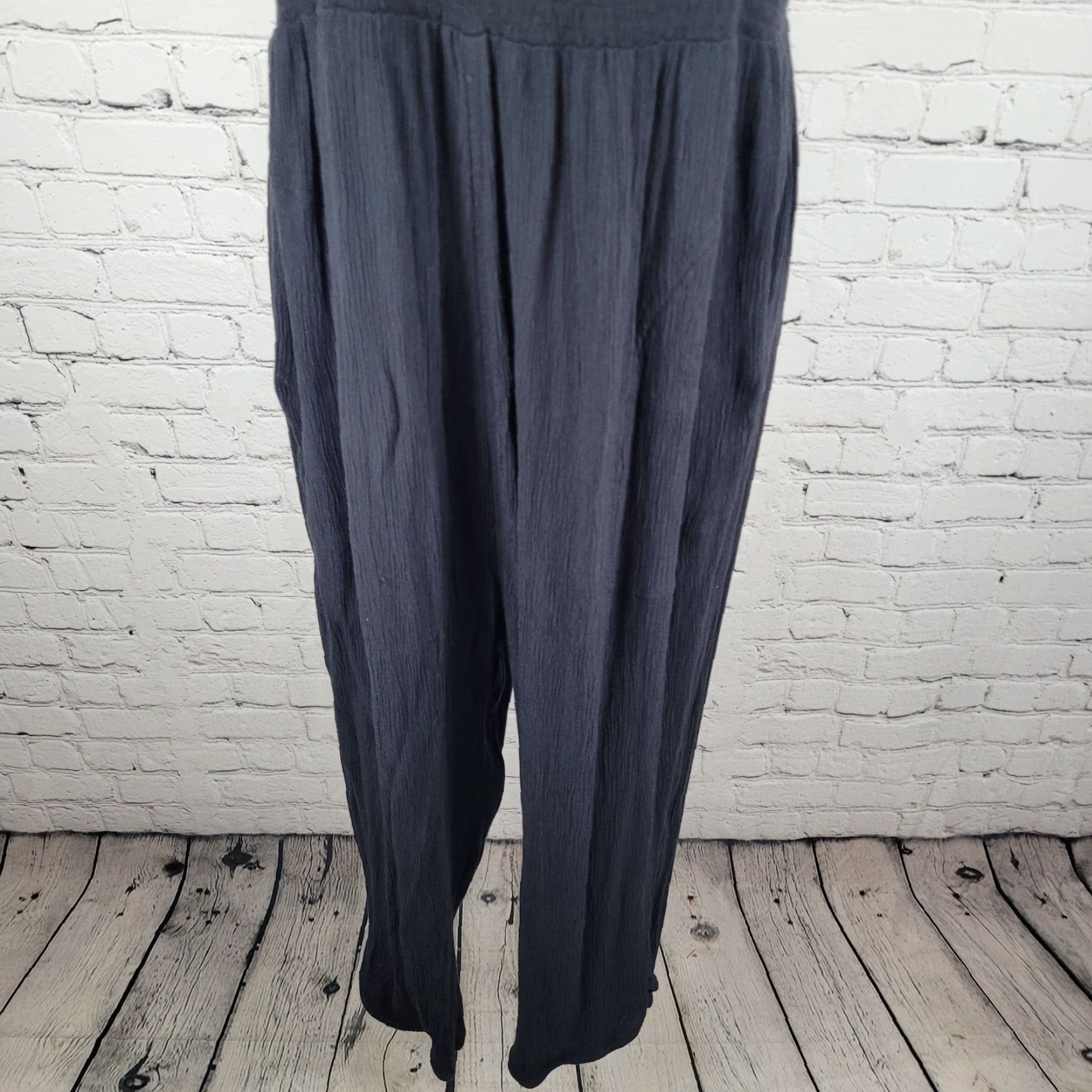 Prana prAna Black Boho Sleeveless Adjustable Strap Jumpsuit with Pockets Women's Size XL Size XL / US 12-14 / IT 48-50 - 6 Thumbnail