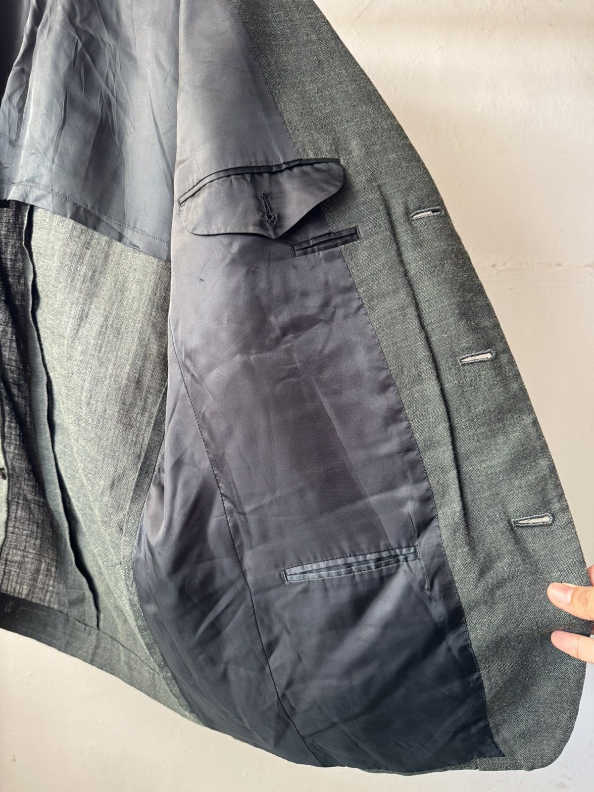 Issey Miyake Issey Miyake Design Studio Cupra Lining Wool Blazer Size US M / EU 48-50 / 2 - 13 Thumbnail