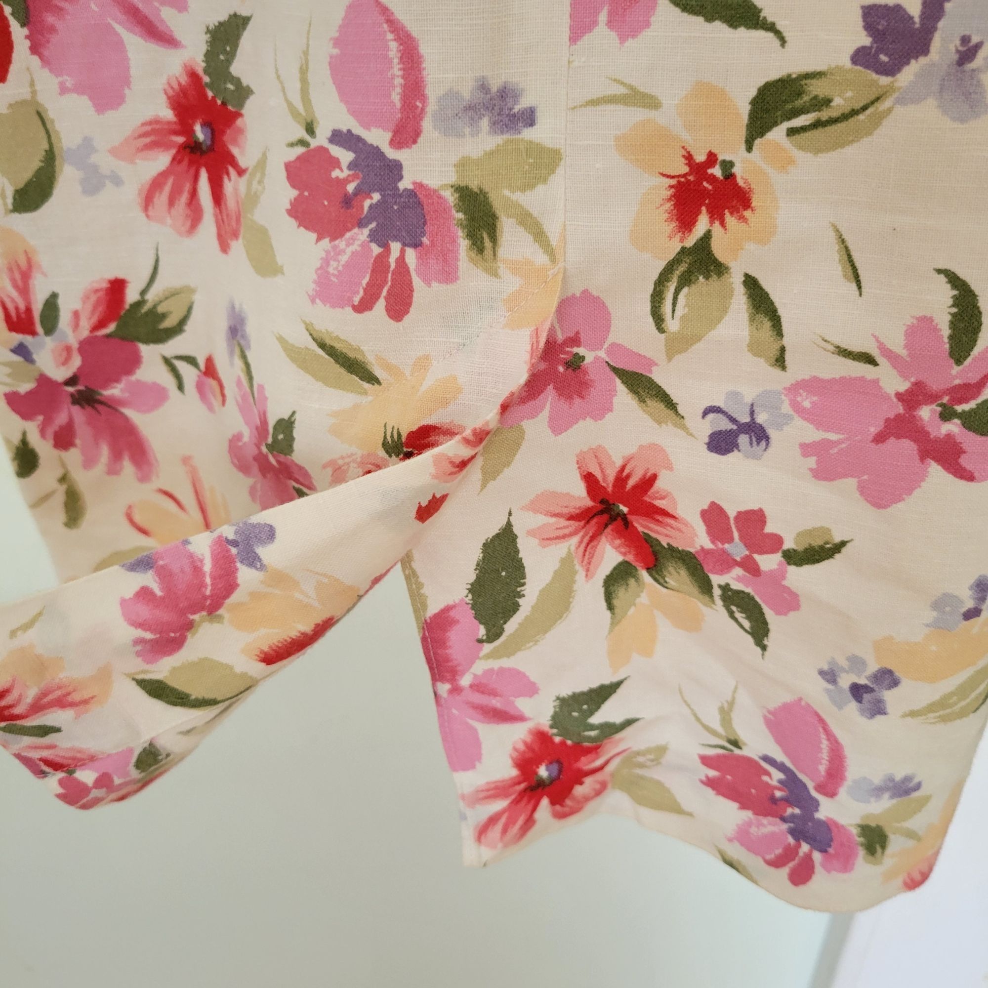 MAGGY LONDON Vintage Floral Maggy London Wiggle Dress 8 Linen Blend Cospl Size M / US 6-8 / IT 42-44 - 5 Thumbnail