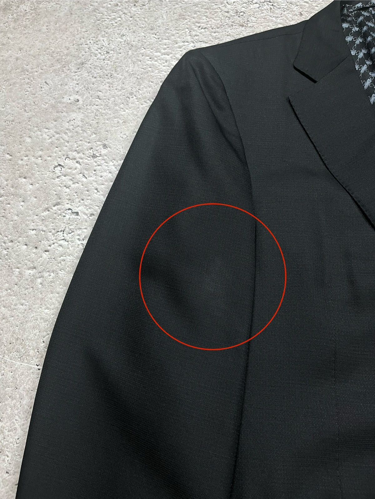 Zilli Zilli Paris R48 Black Wool Silk Blazer with Logo Lining Size 38R - 4 Thumbnail