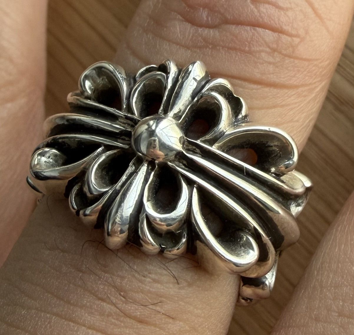 Chrome Hearts Chrome Hearts Double Floral Size 9 Size ONE SIZE - 7 Thumbnail