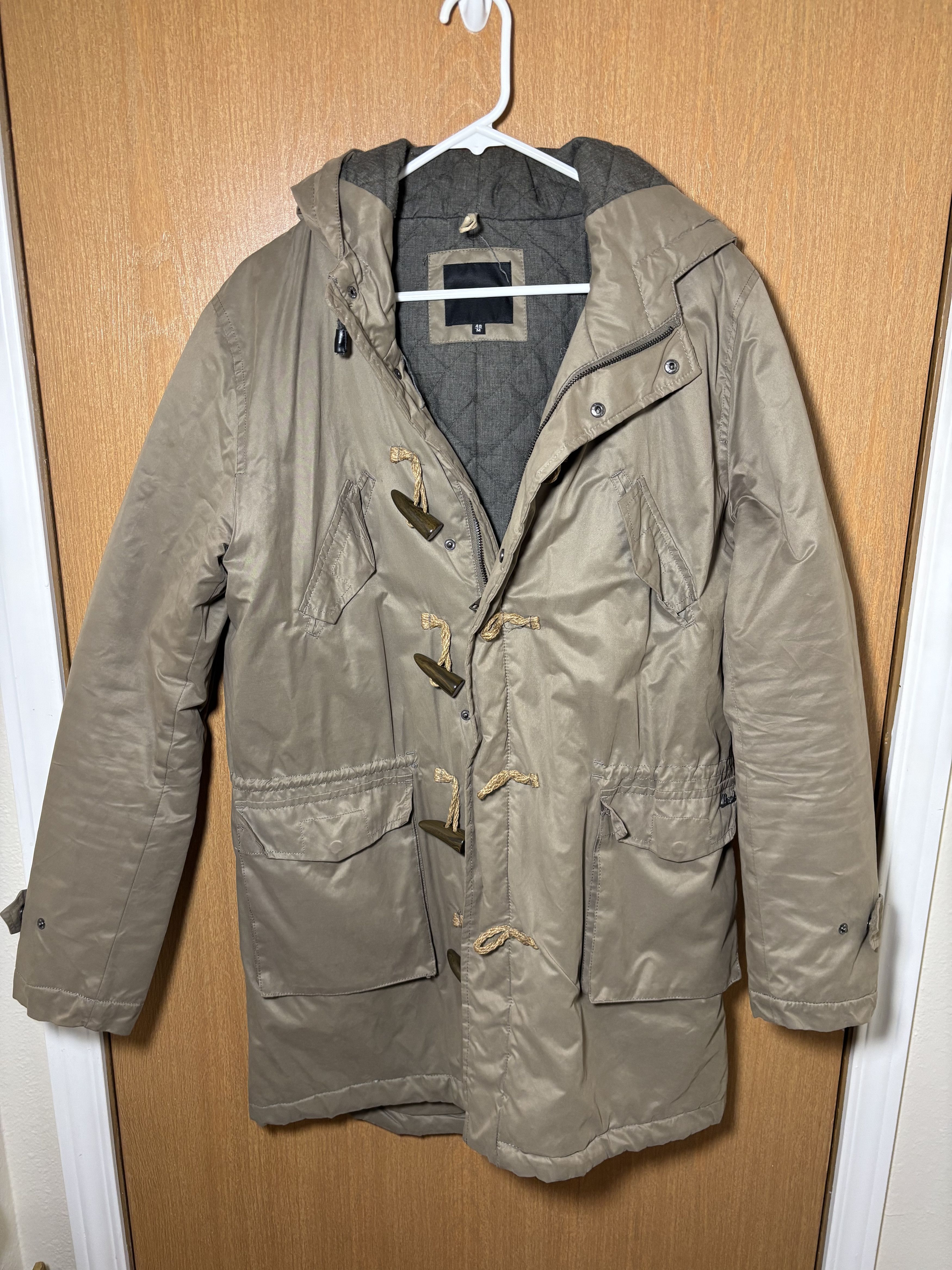 Antony Morato Antony Morato Medium length beige/olive Jacket with hood Size US M / EU 48-50 / 2 - 2 Thumbnail