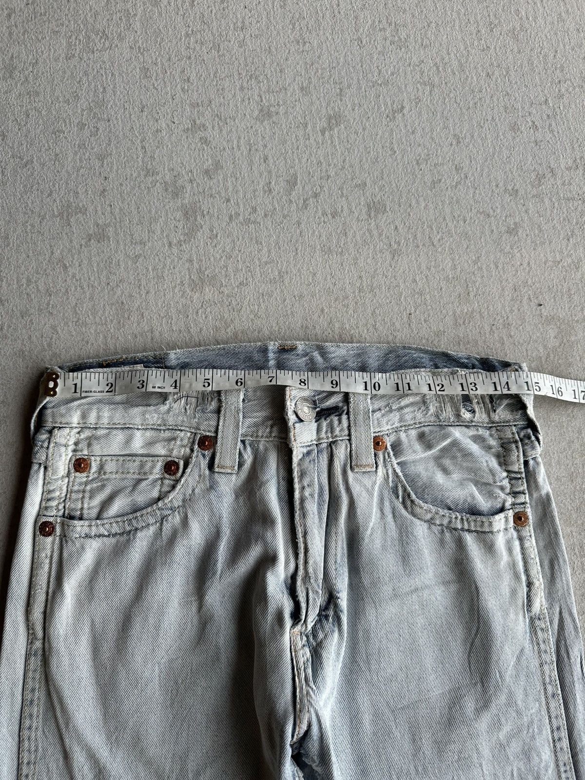 Levi's ✨SEND OFFERS✨ LEVI’S Jeans Light Wash Distressed Denim Pants Size US 30 / EU 46 - 8 Thumbnail