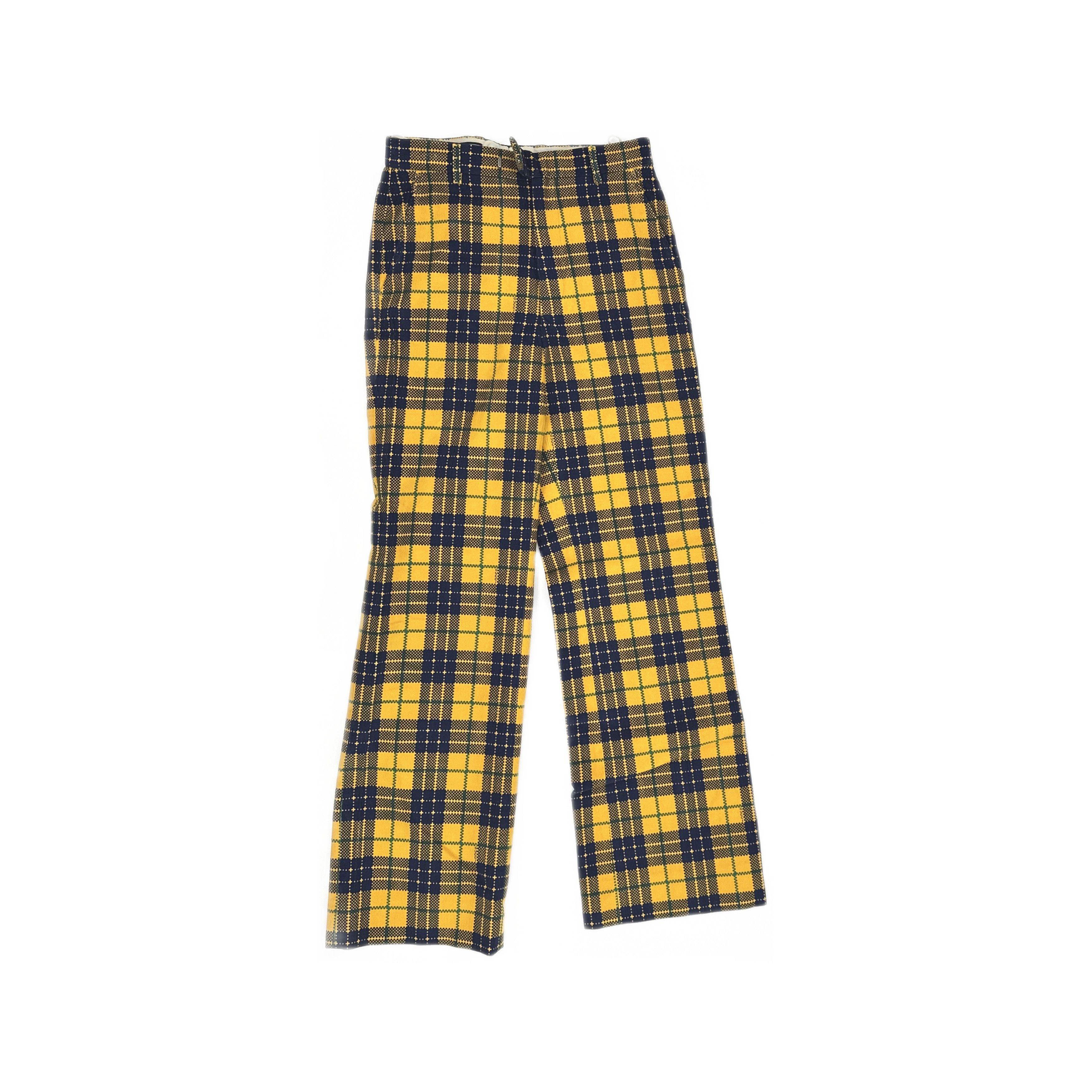 Gucci Gucci Yellow Plaid Casual Pants Size 28 Size US 28 / EU 44 - 1 Thumbnail