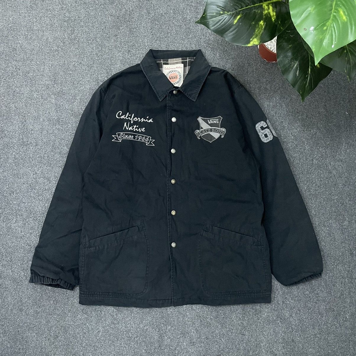 Vans × Vintage Vintage 2000s Vans Skate Root Chore Jacket Size US L / EU 52-54 / 3 - 1 Thumbnail
