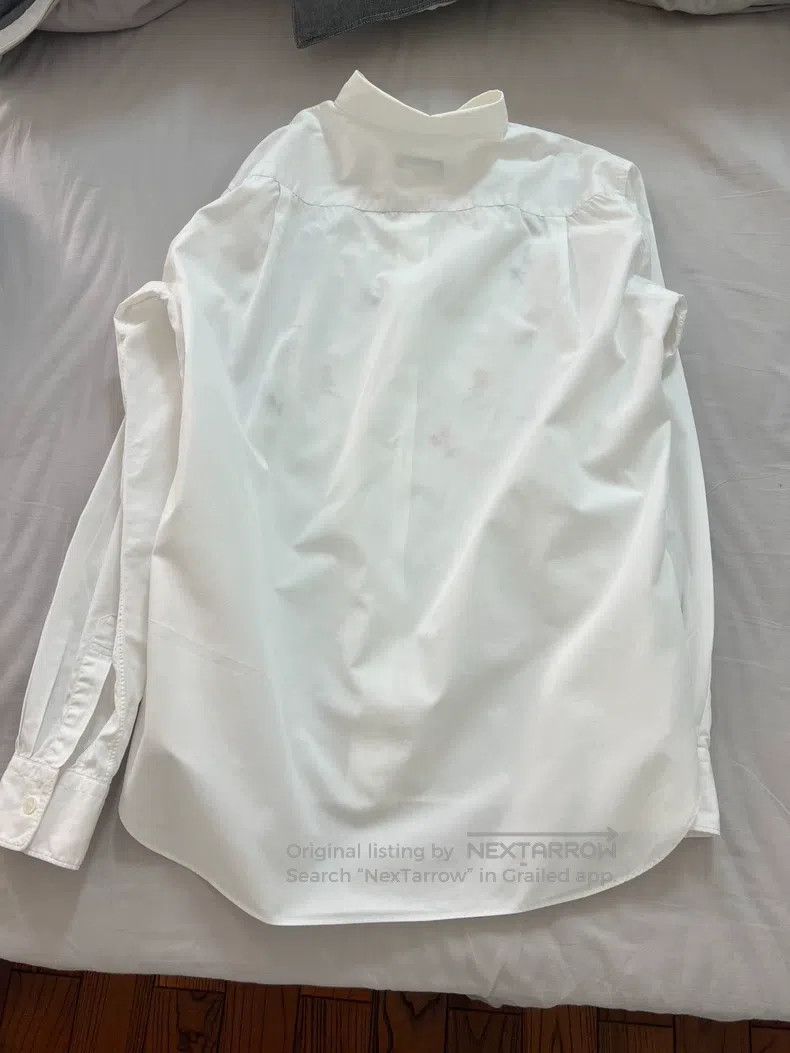 Comme des Garcons Comme Des Garcons Embroidered Flower Shirt Size S / US 4 / IT 40 - 2 Thumbnail