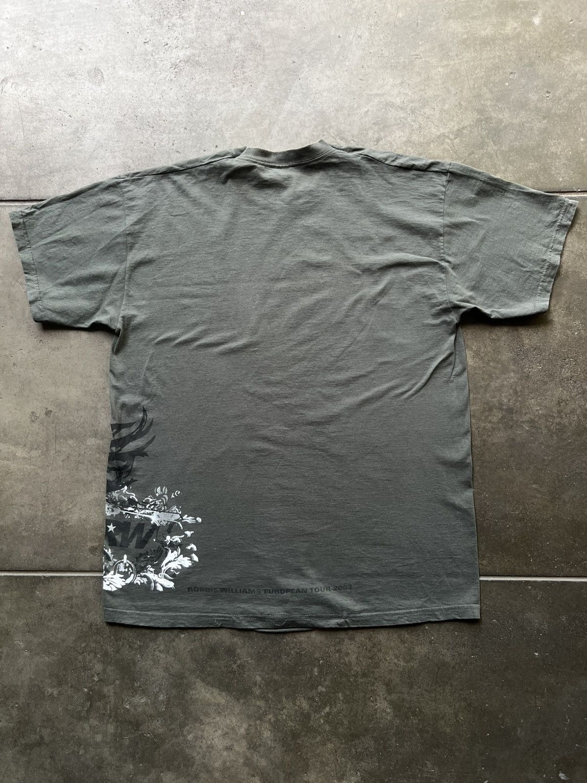Vintage VTG 2003 Robbie Williams Euro Tour Band Tee Shirt Take That Size US XL / EU 56 / 4 - 2 Thumbnail