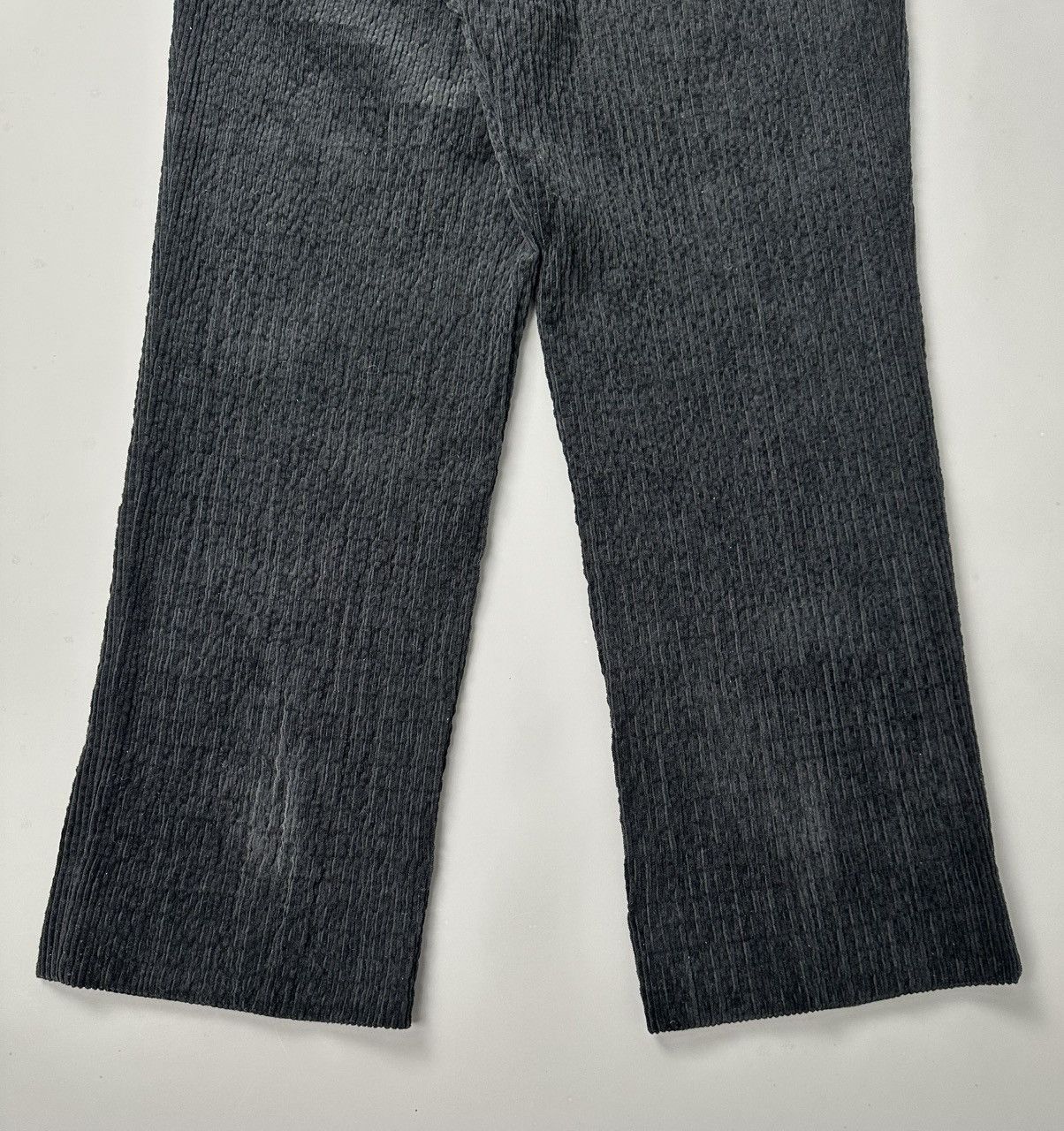 Issey Miyake Issey Miyake - Velour Cord Black Trouser - Men’s Size US 34 / EU 50 - 10 Thumbnail