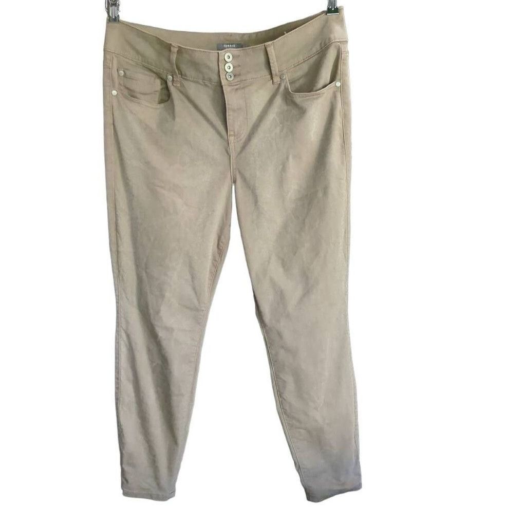 Torrid Torrid Women's Super Soft Jegging Tan Subtle Snake Reptile Size 38" / US 16 / IT 52 - 1 Thumbnail