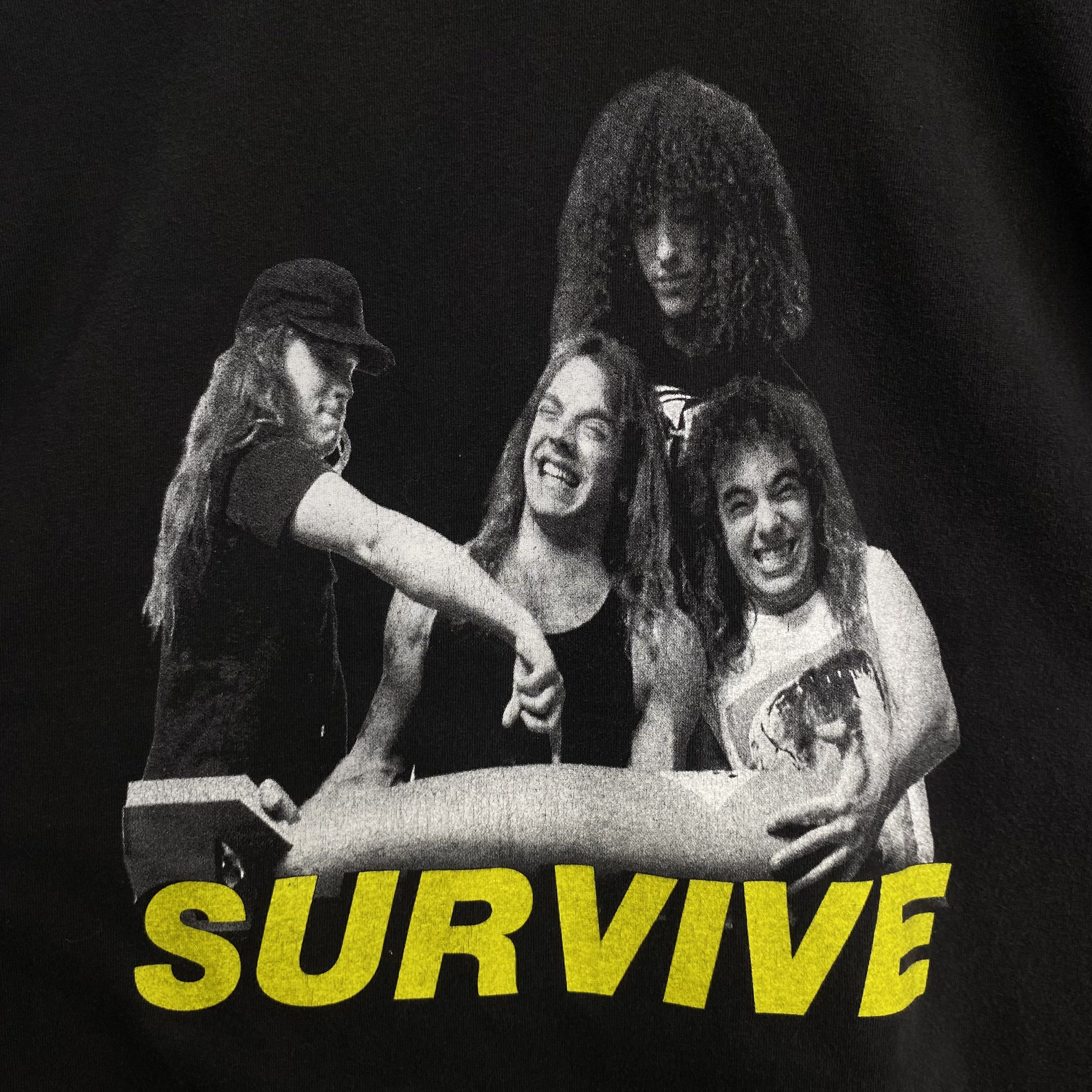 Band Tees NUCLEAR ASSAULT SURVIVE vtg2000s Reprint from 1988 Design Size US XL / EU 56 / 4 - 5 Thumbnail