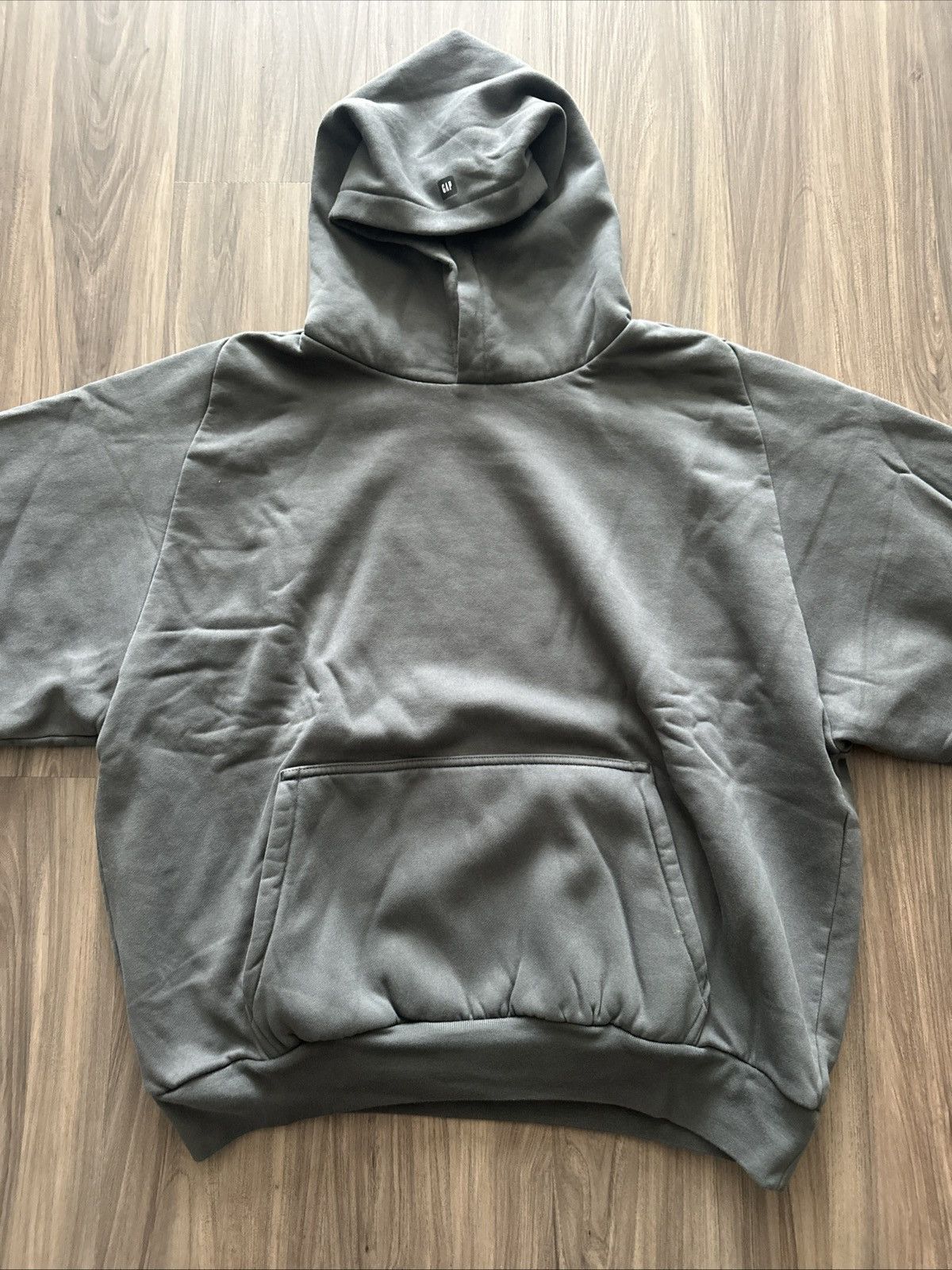 Balenciaga × Gap × Yeezy Yeezy Gap Balenciaga 55 Shrunken Hoodie - Black XL Size US XL / EU 56 / 4 - 2 Thumbnail