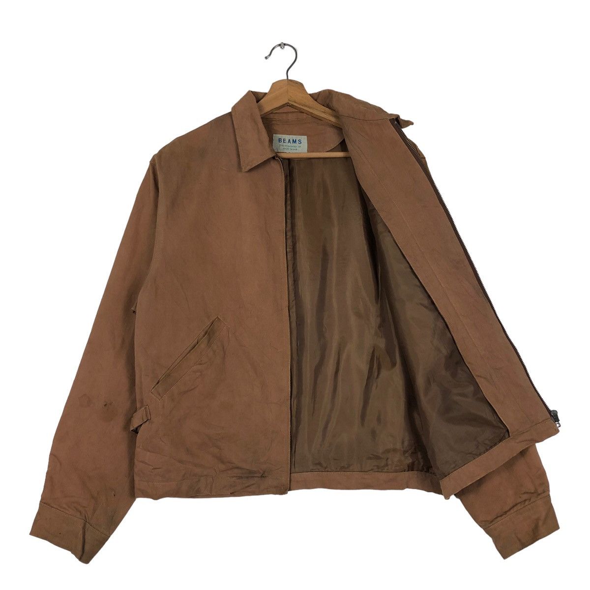 Japanese Brand 🔥Vintage Biker Chore Jacket Beams Japan Made Zipper Size US M / EU 48-50 / 2 - 11 Thumbnail