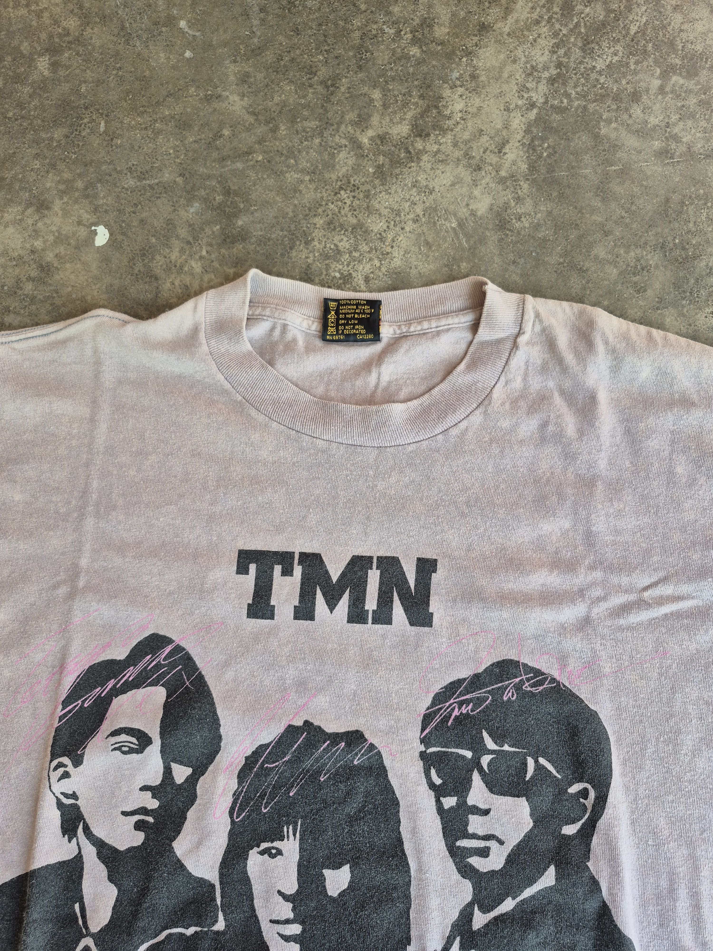 Band Tees 🔥 Vintage 90s Japanese TMN J-Pop Band Tees Size US L / EU 52-54 / 3 - 6 Thumbnail