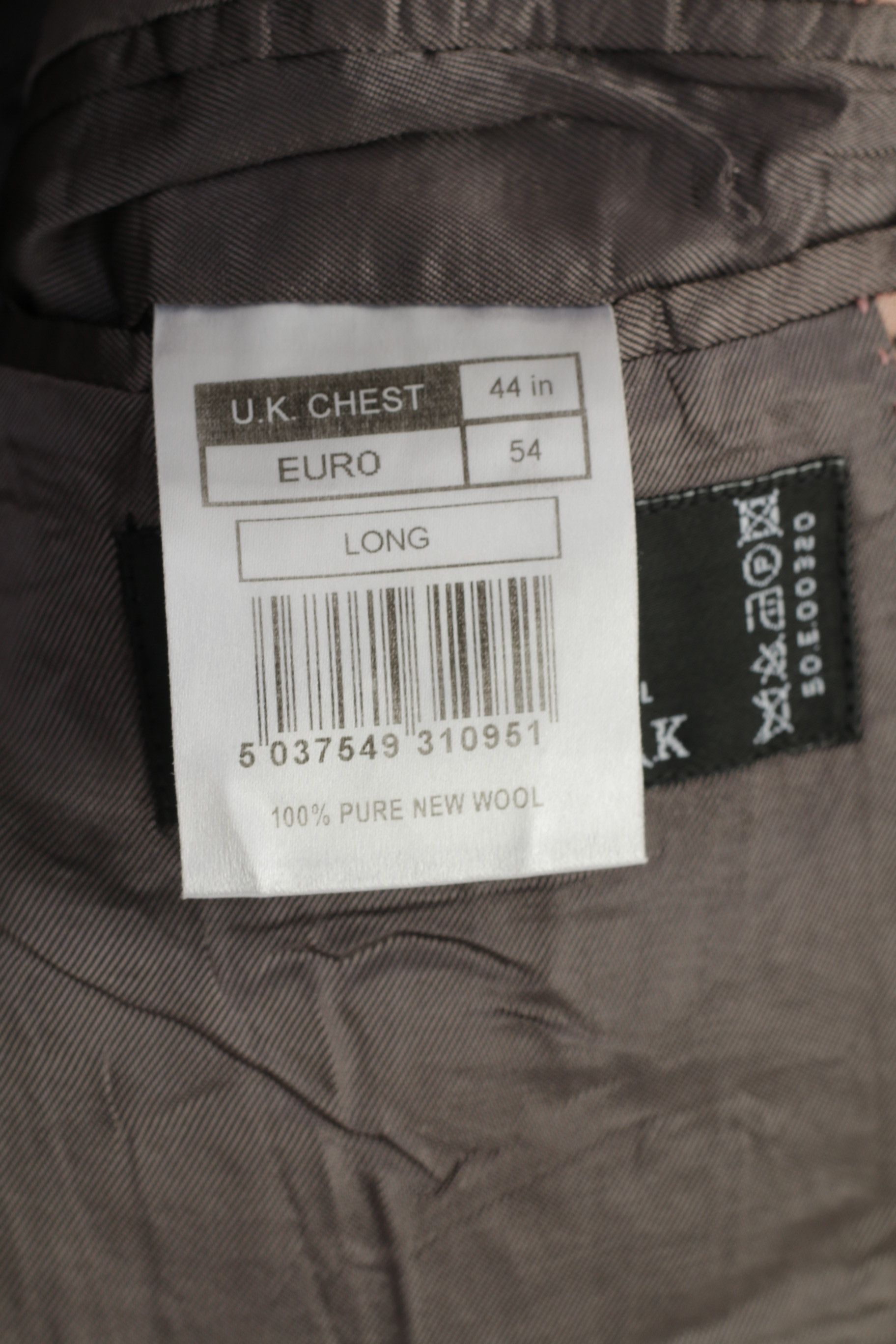 Jeff Banks Stvdio Jeff Banks Men 44 54 Blazer Grey 10805 Size 44R - 6 Thumbnail