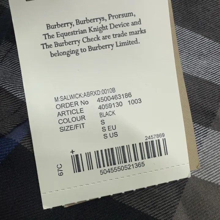 Burberry Burberry Burberry Classic Black Plaid Long Sleeve Shirt-25 Size US S / EU 44-46 / 1 - 5 Thumbnail
