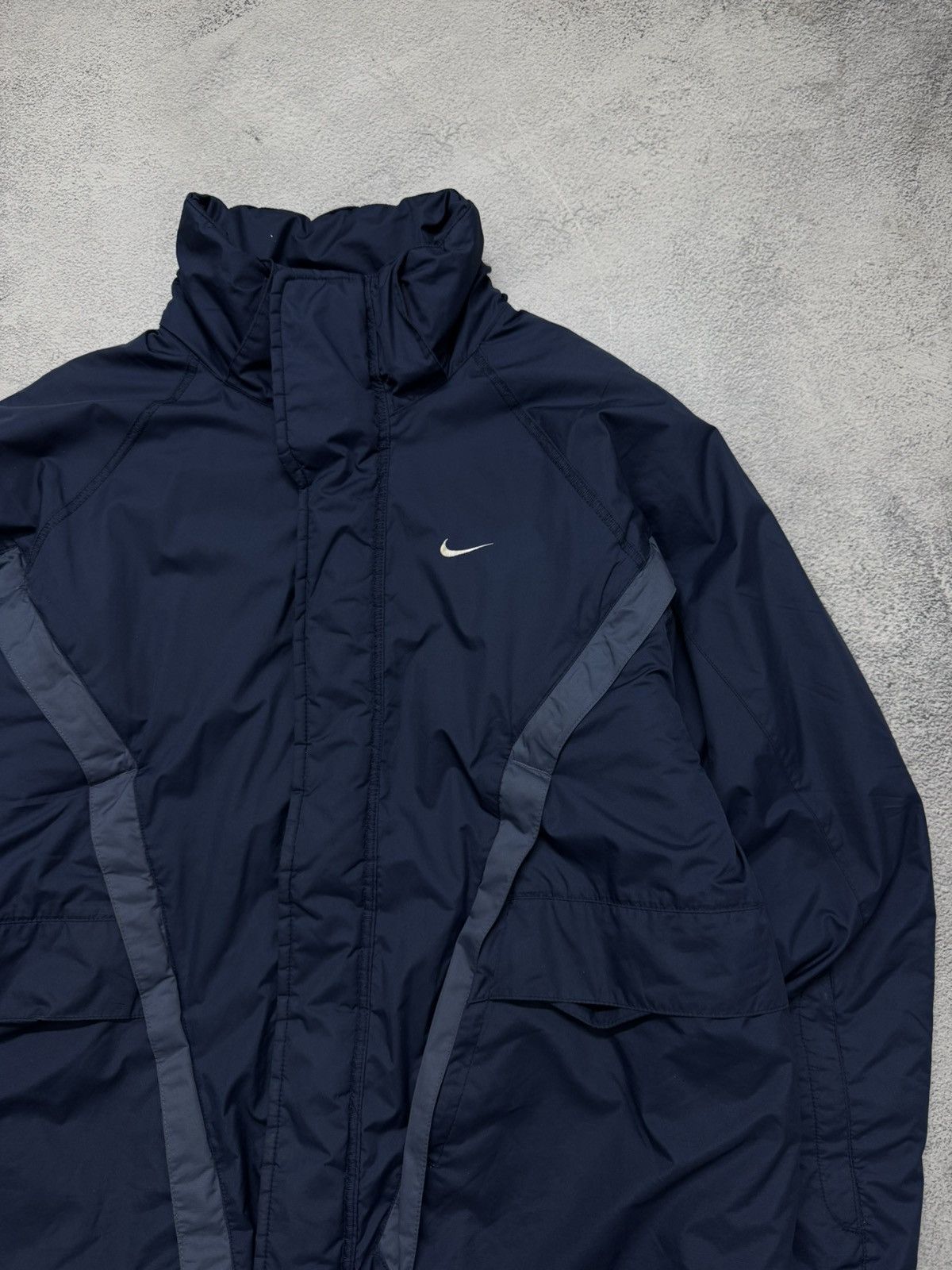 Nike Vintage Y2K Nike Nylon Mini Swoosh Jacket 00’s Size US M / EU 48-50 / 2 - 5 Thumbnail