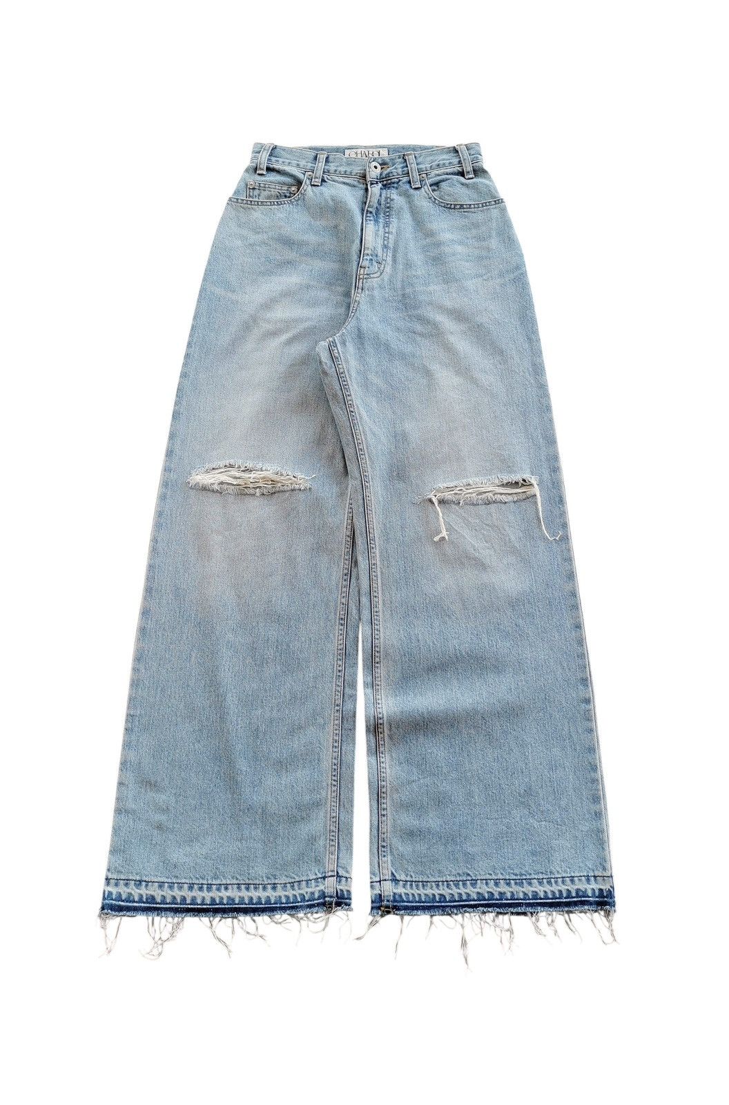 Vintage Charol Wide Open Jeans Size 26" / US 2 / IT 38 - 1 Thumbnail