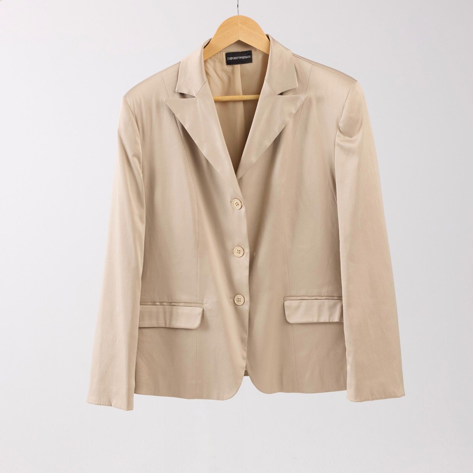 Emporio Armani Emporio Armani Beige Blazer Size M Size M / US 6-8 / IT 42-44 - 1 Thumbnail