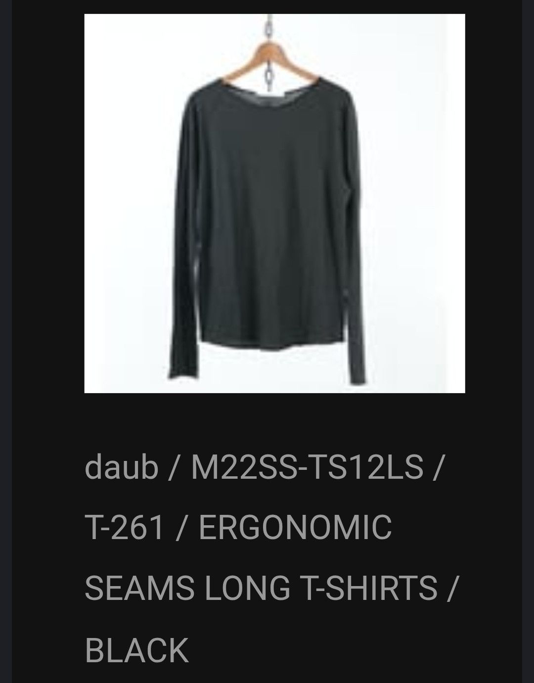 Other Daub new long sleeve t-shirt Size US S / EU 44-46 / 1 - 6 Thumbnail