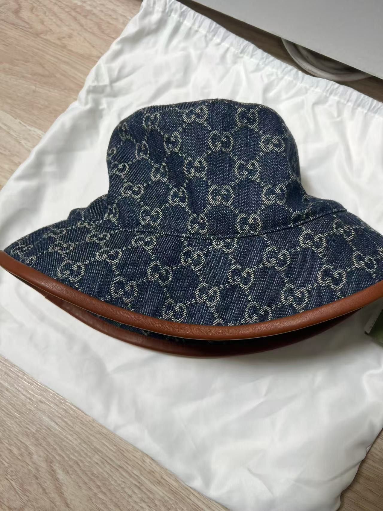 Gucci Gucci GG Denim Bucket Hat Size ONE SIZE - 7 Thumbnail