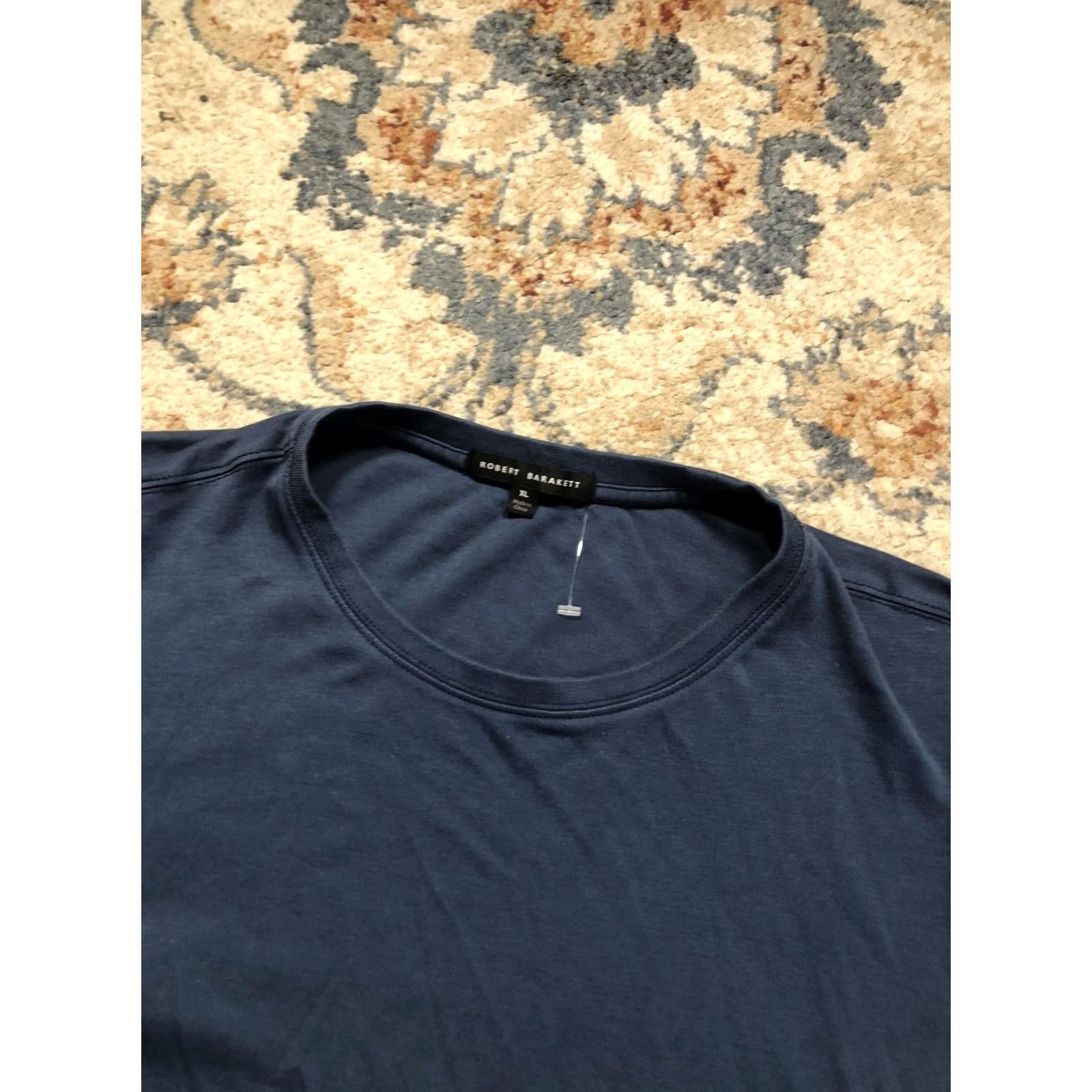 Vintage Robert Barakett Shirt Mens XL Blue Long Sleeve Crewneck T-Shirt Size US XL / EU 56 / 4 - 6 Thumbnail