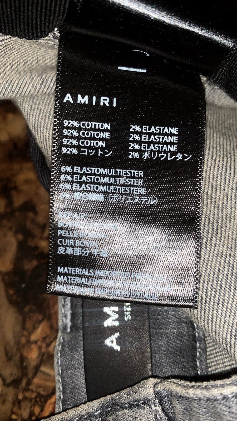 Amiri × Designer ⚠️AMIRI JEANS Size US 34 / EU 50 - 5 Thumbnail