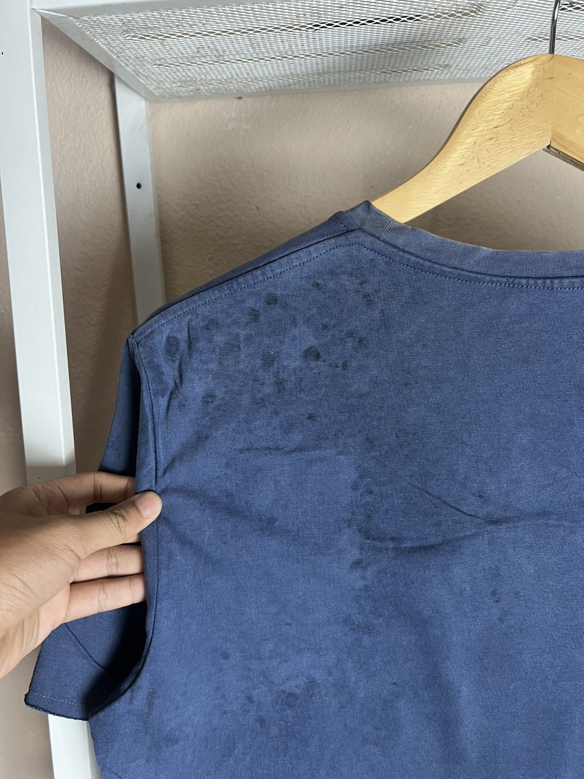 Balenciaga Balenciaga Plain Tee Distress Fadedd Size US S / EU 44-46 / 1 - 7 Thumbnail